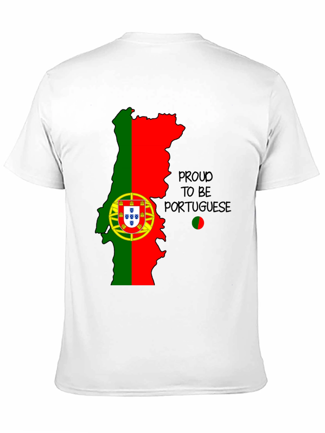 Proud to be Portuguese Map T-Shirt