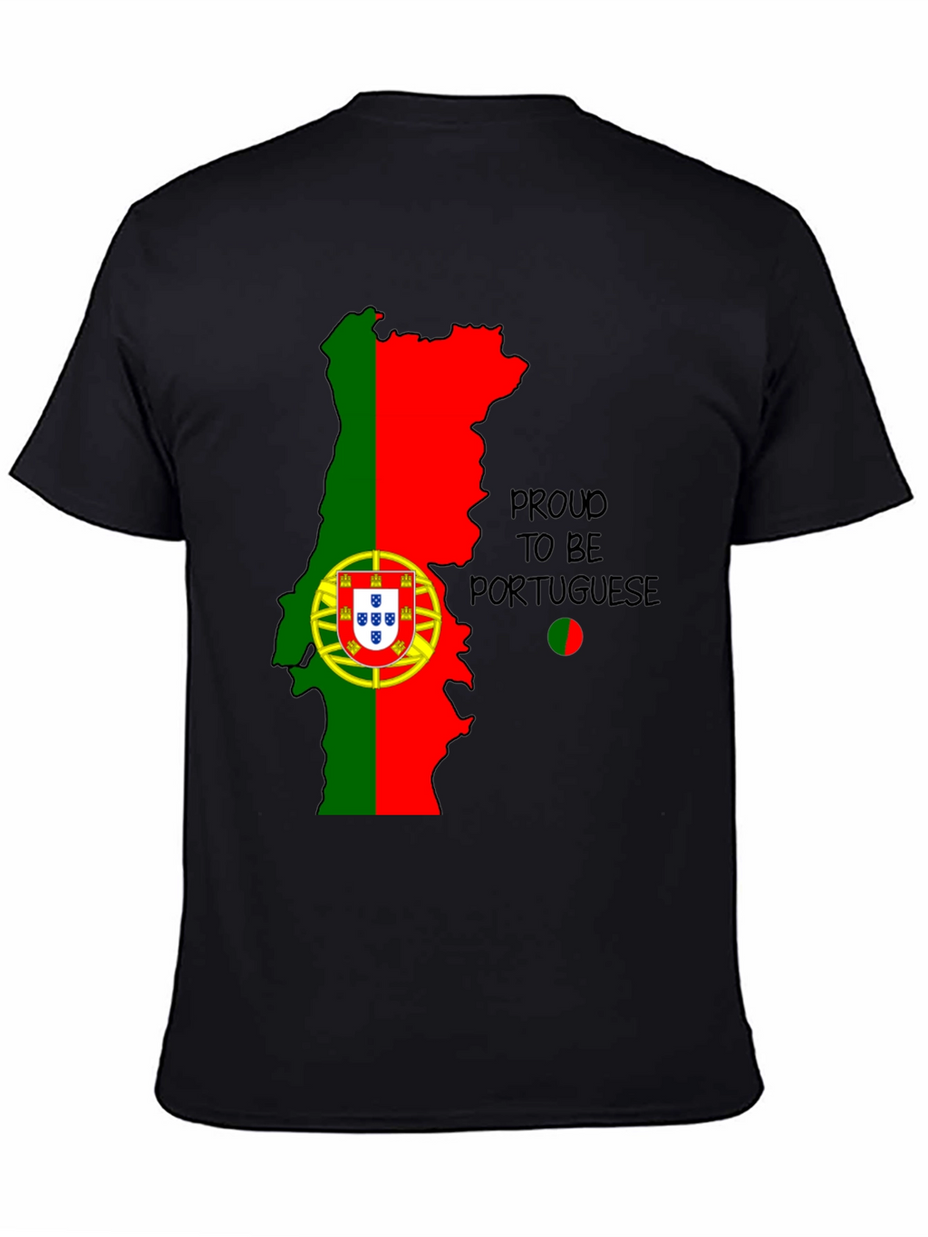 Proud to be Portuguese Map T-Shirt