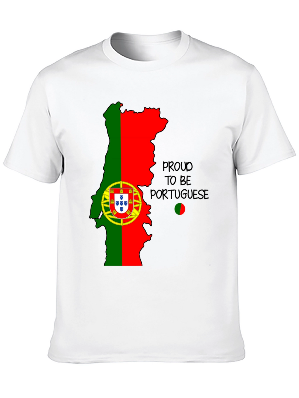 Proud to be Portuguese Map T-Shirt