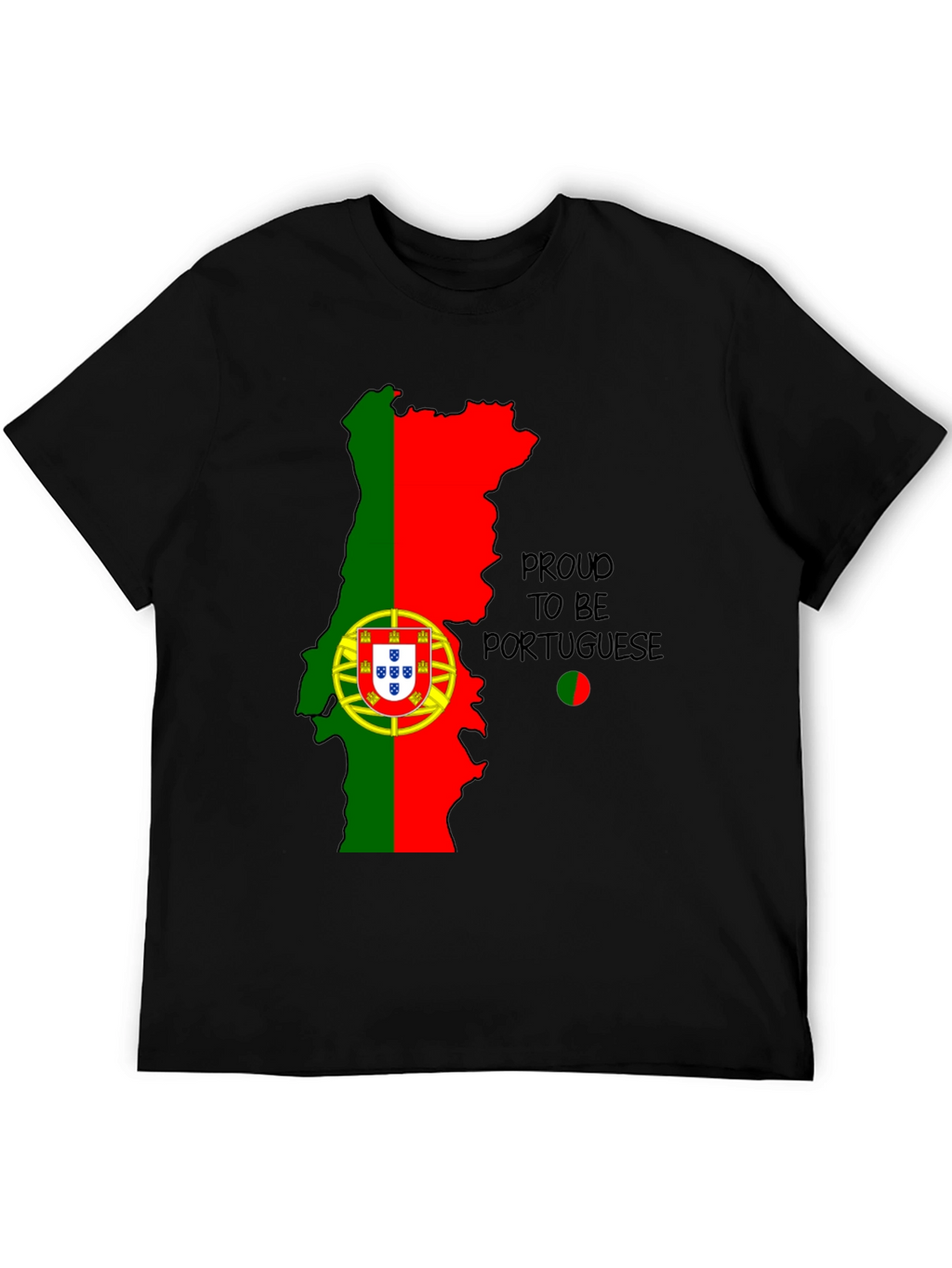 Proud to be Portuguese Map T-Shirt