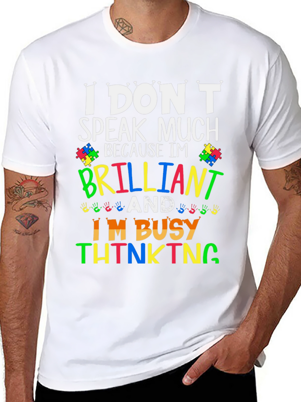 Autism Awareness T-Shirt: Im Brilliant