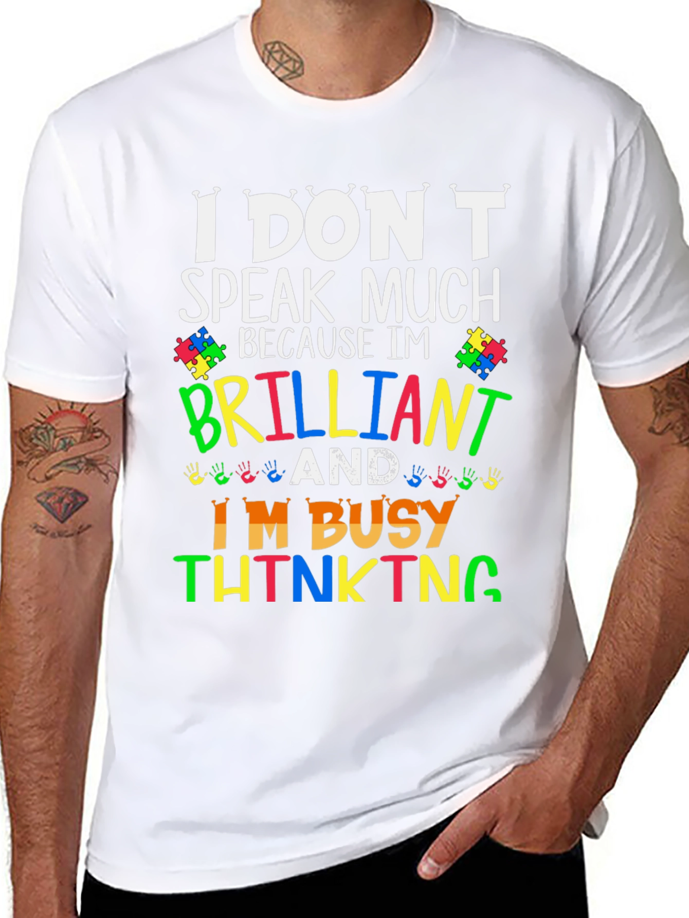 Autism Awareness T-Shirt: Im Brilliant