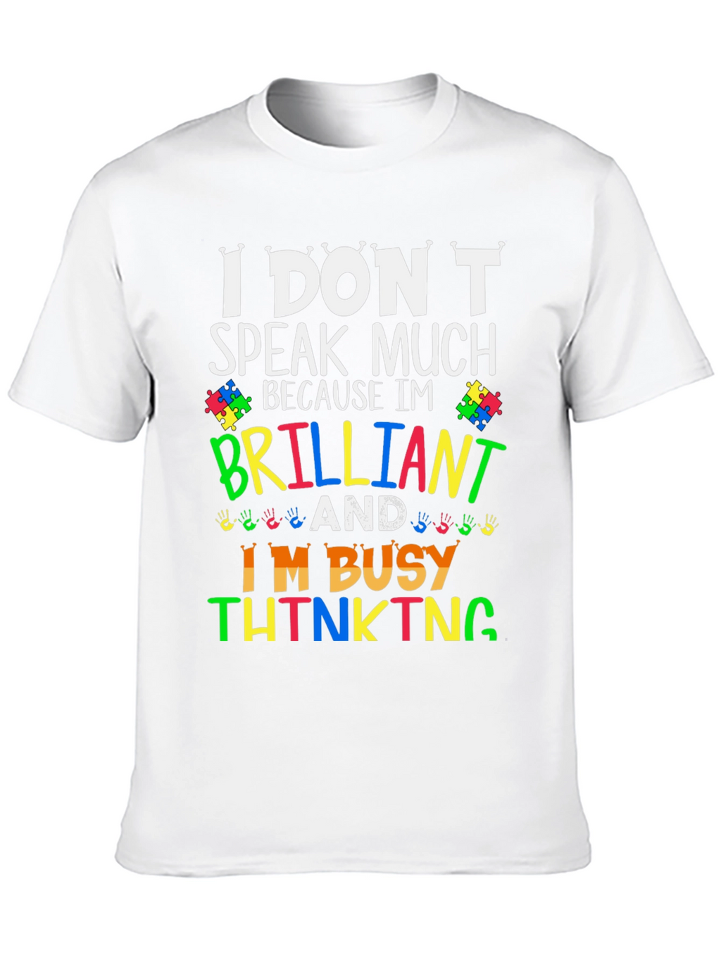 Autism Awareness T-Shirt: Im Brilliant