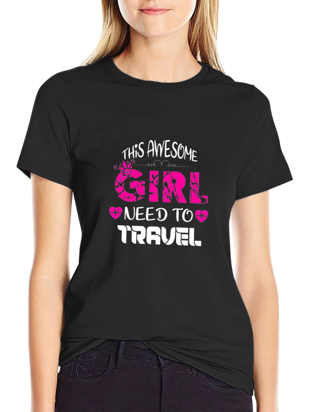 Awesome Girl Travel T-Shirt