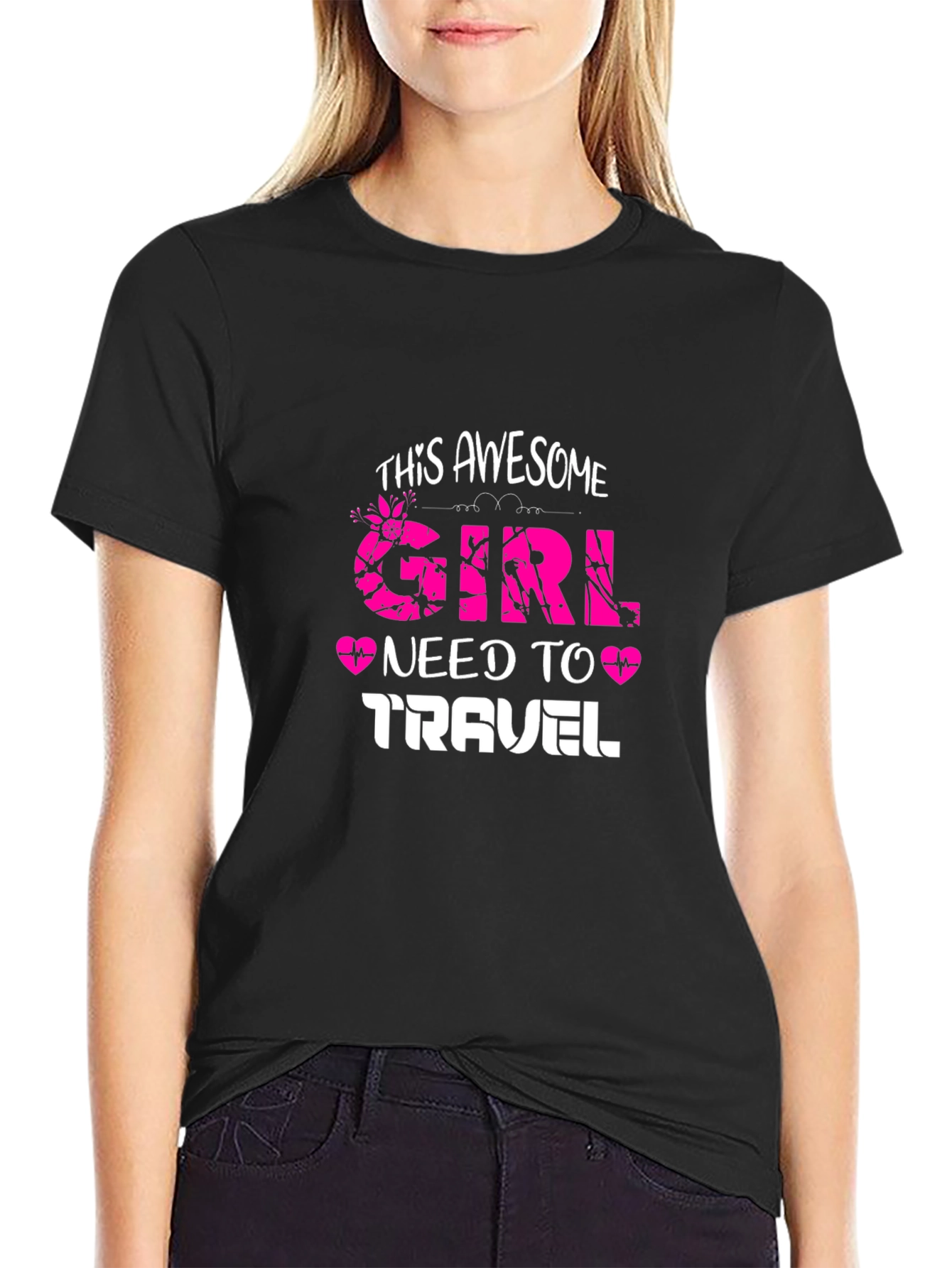 Awesome Girl Travel T-Shirt