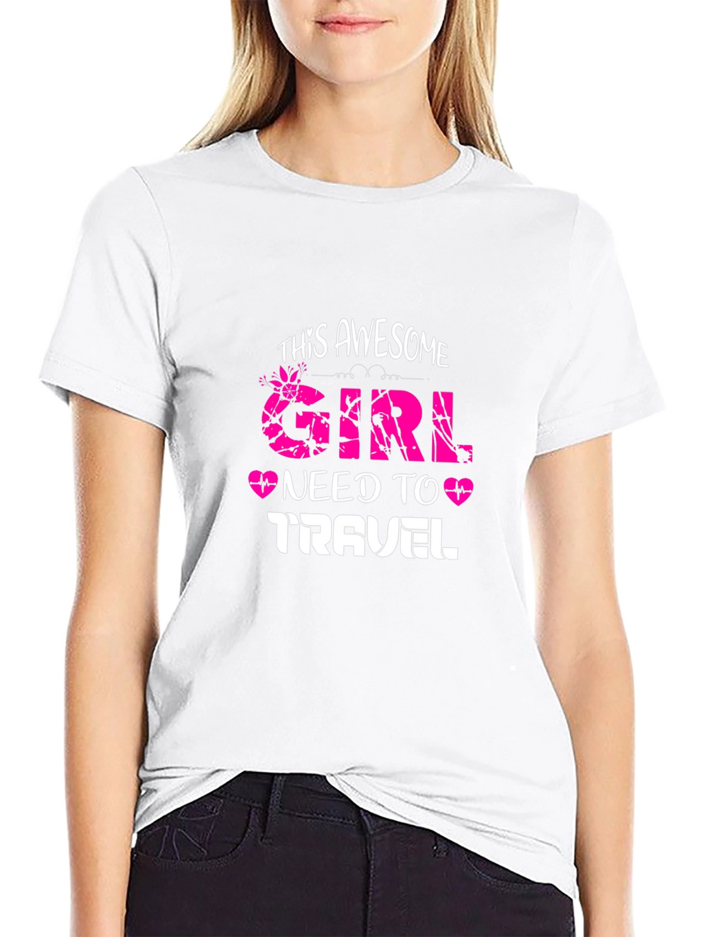 Awesome Girl Travel T-Shirt