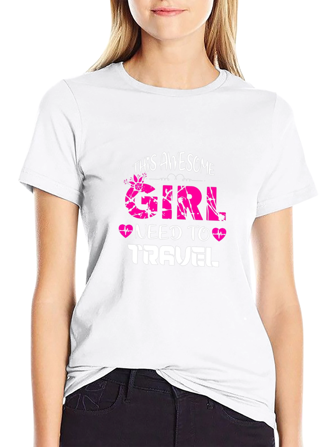 Awesome Girl Travel T-Shirt