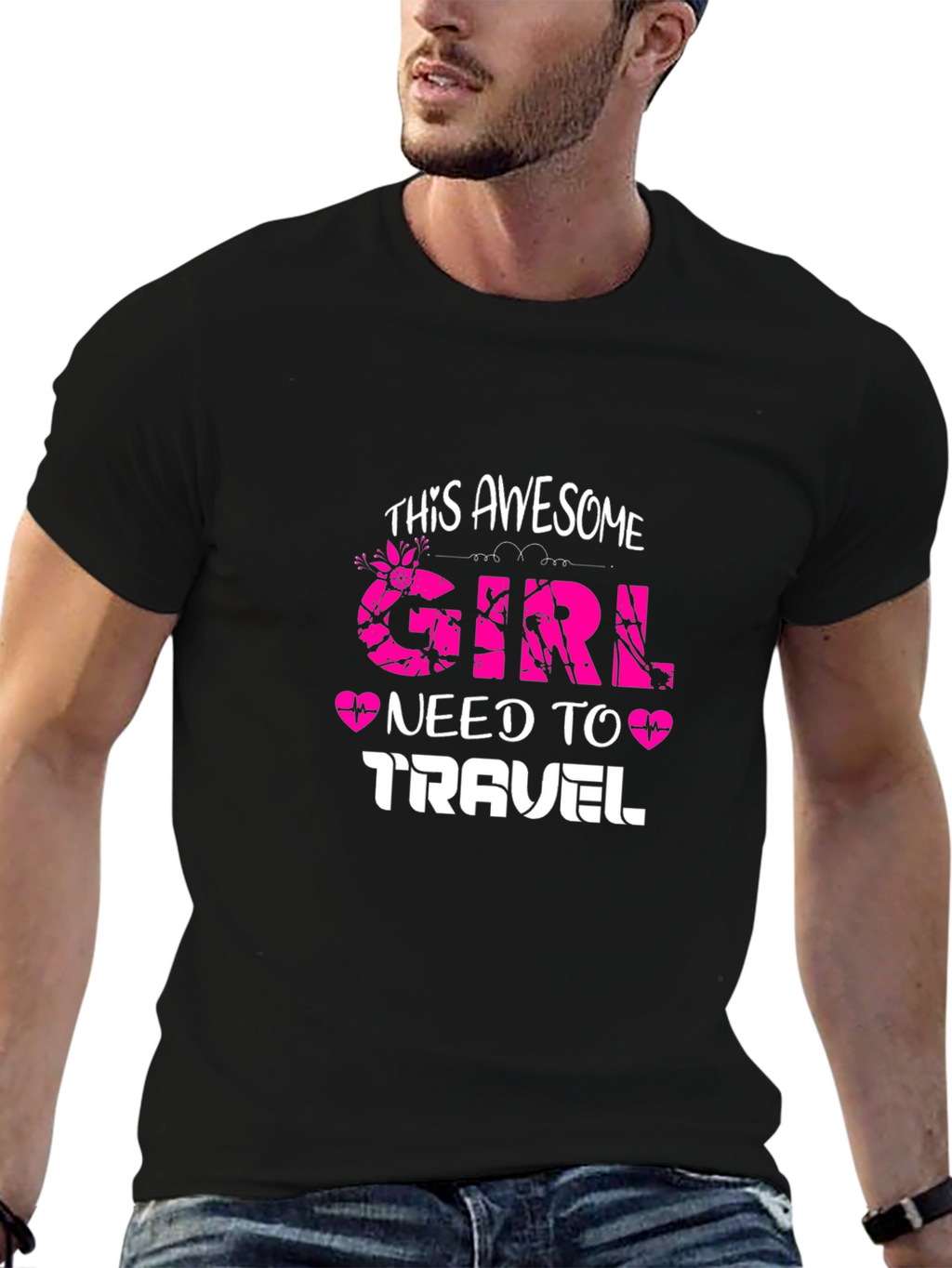 Awesome Girl Travel T-Shirt