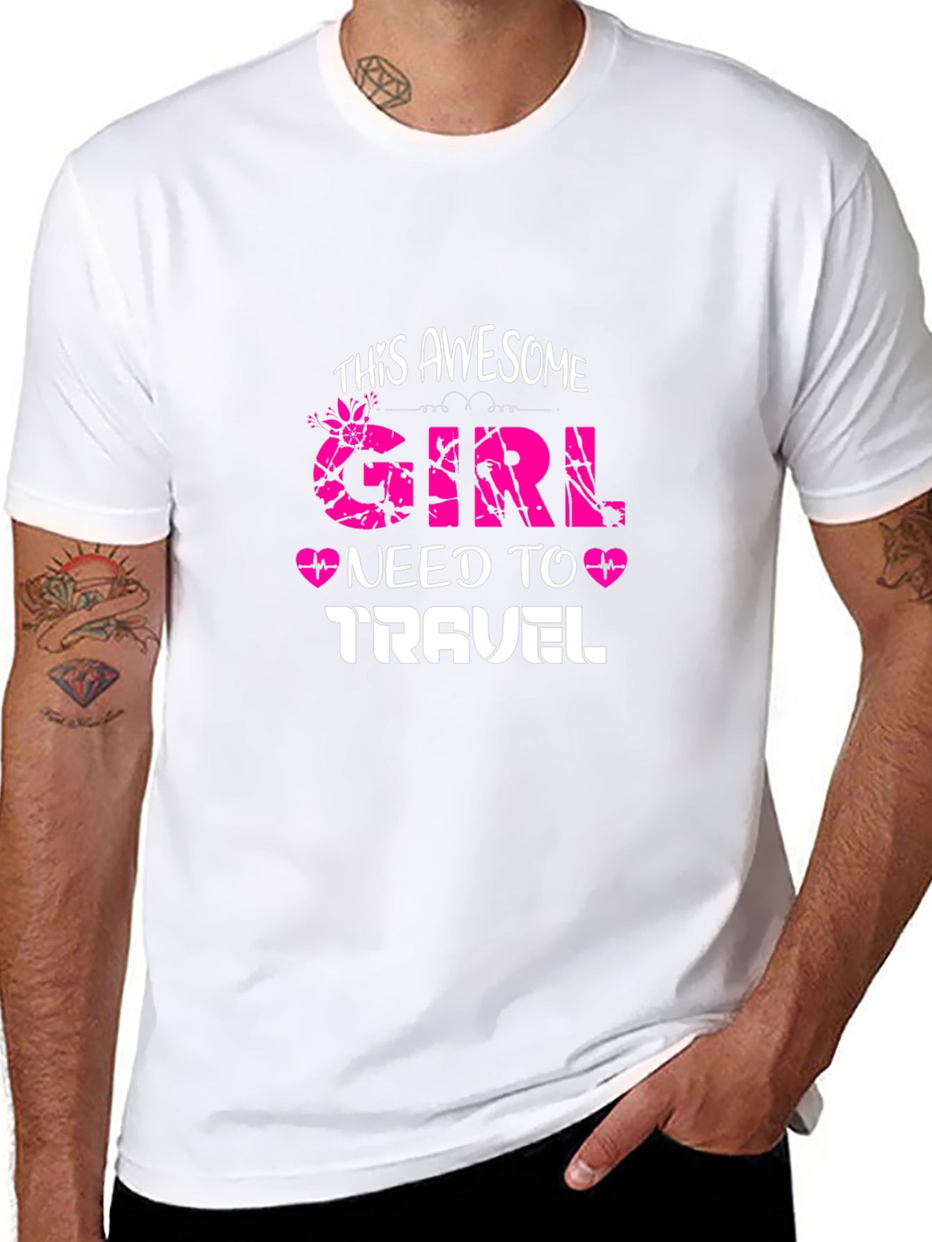 Awesome Girl Travel T-Shirt