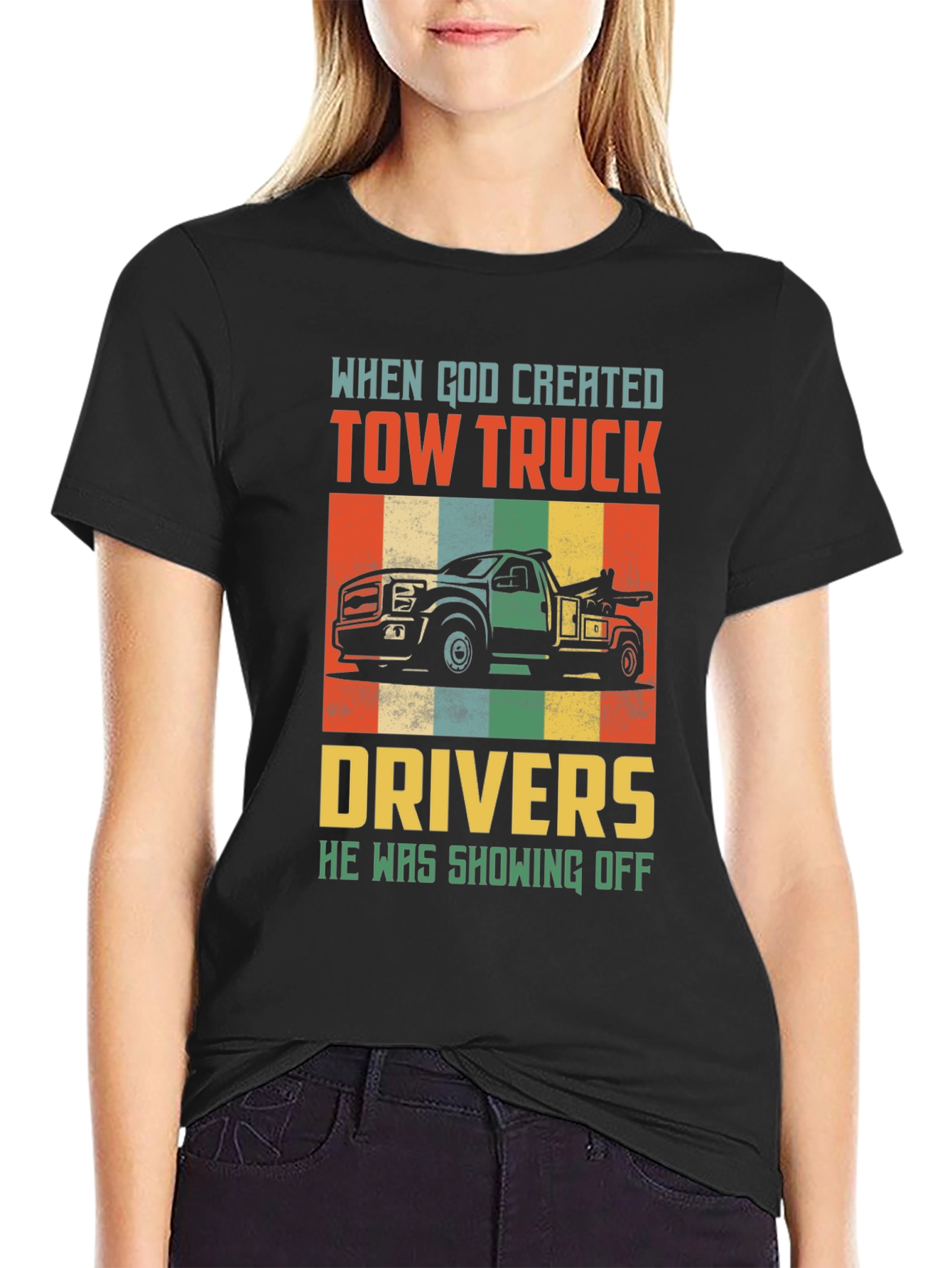 Tow Truck Driver Graphic Tee