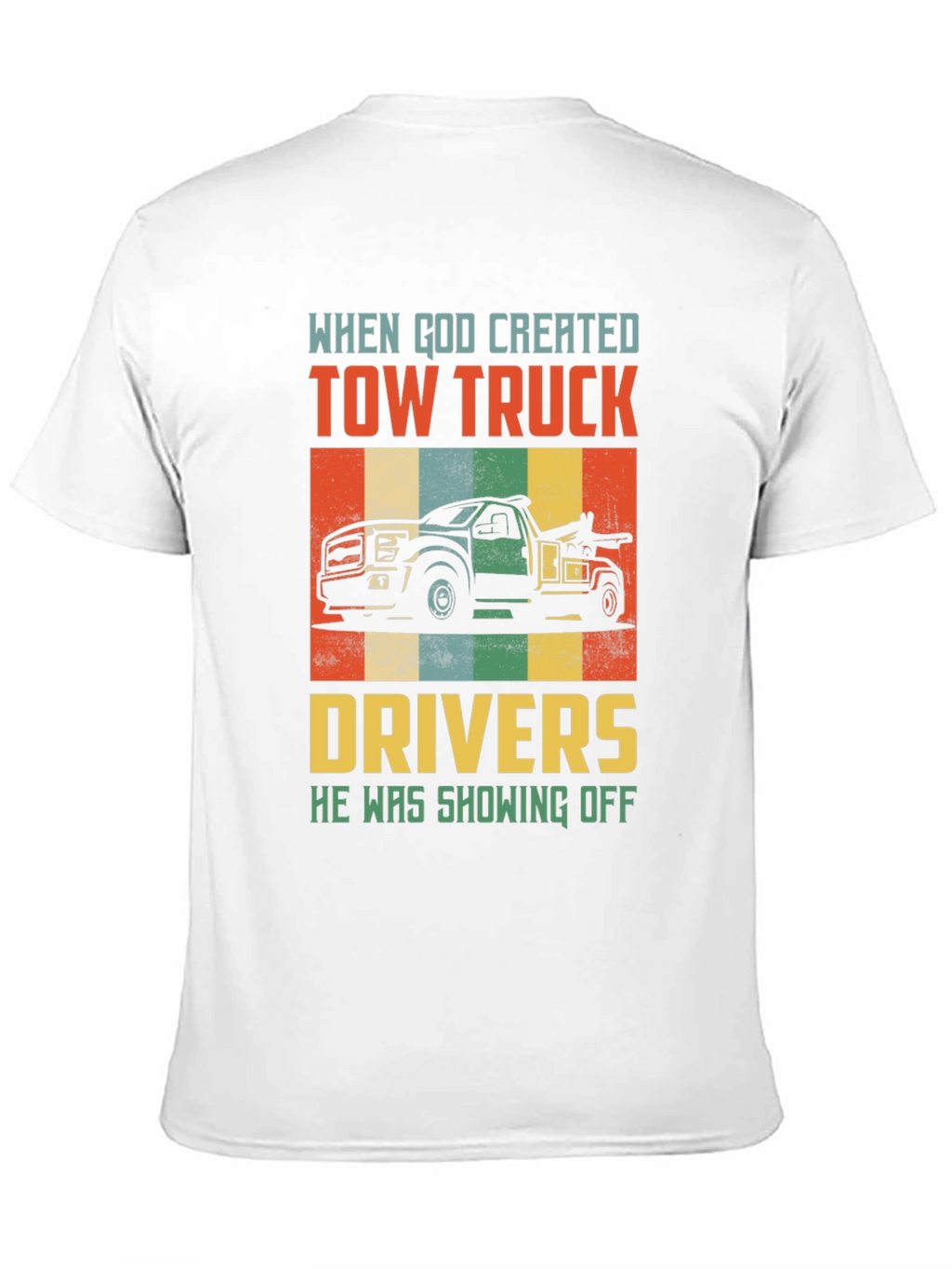 Tow Truck Driver Graphic Tee