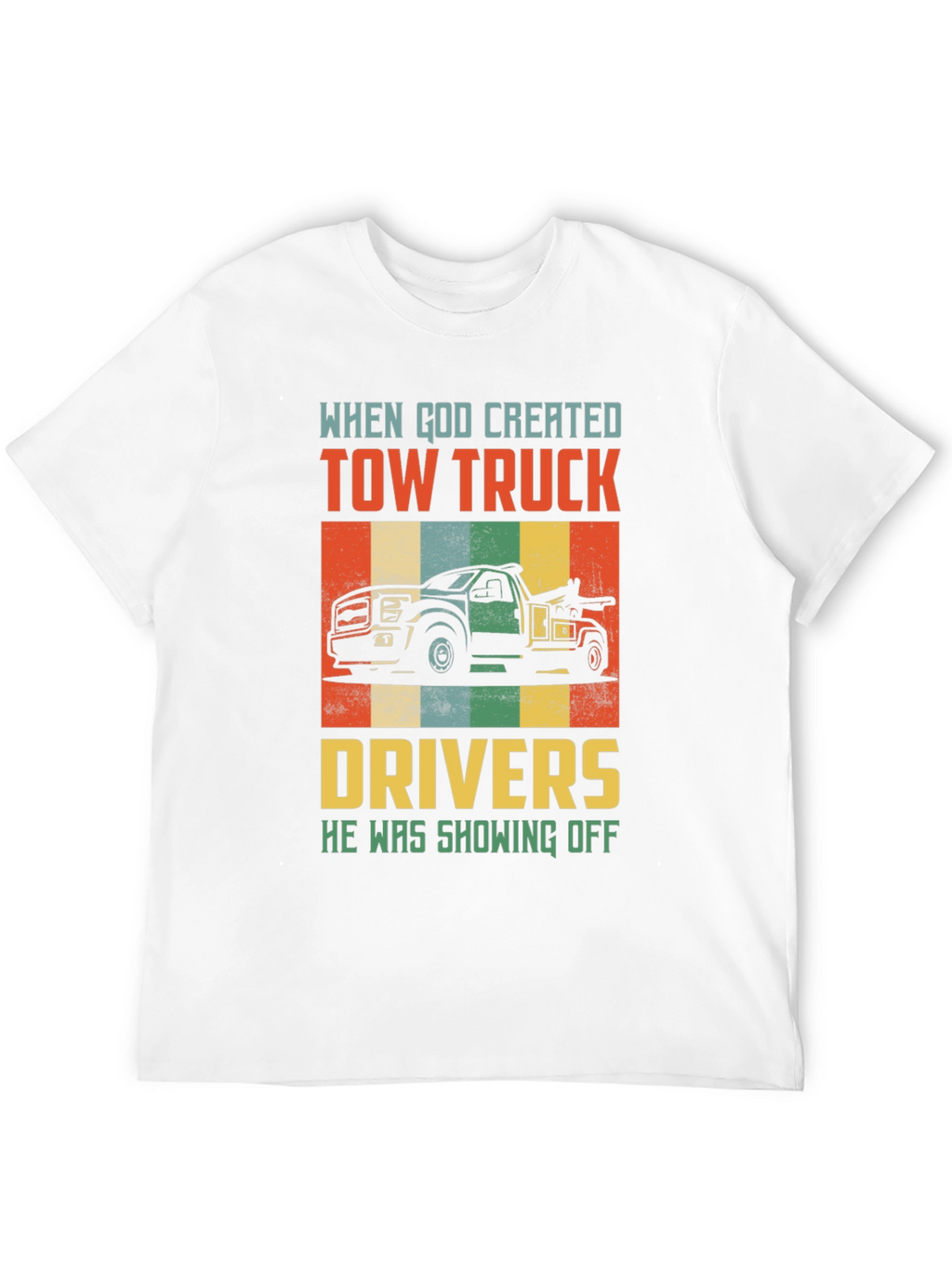 Tow Truck Driver Graphic Tee