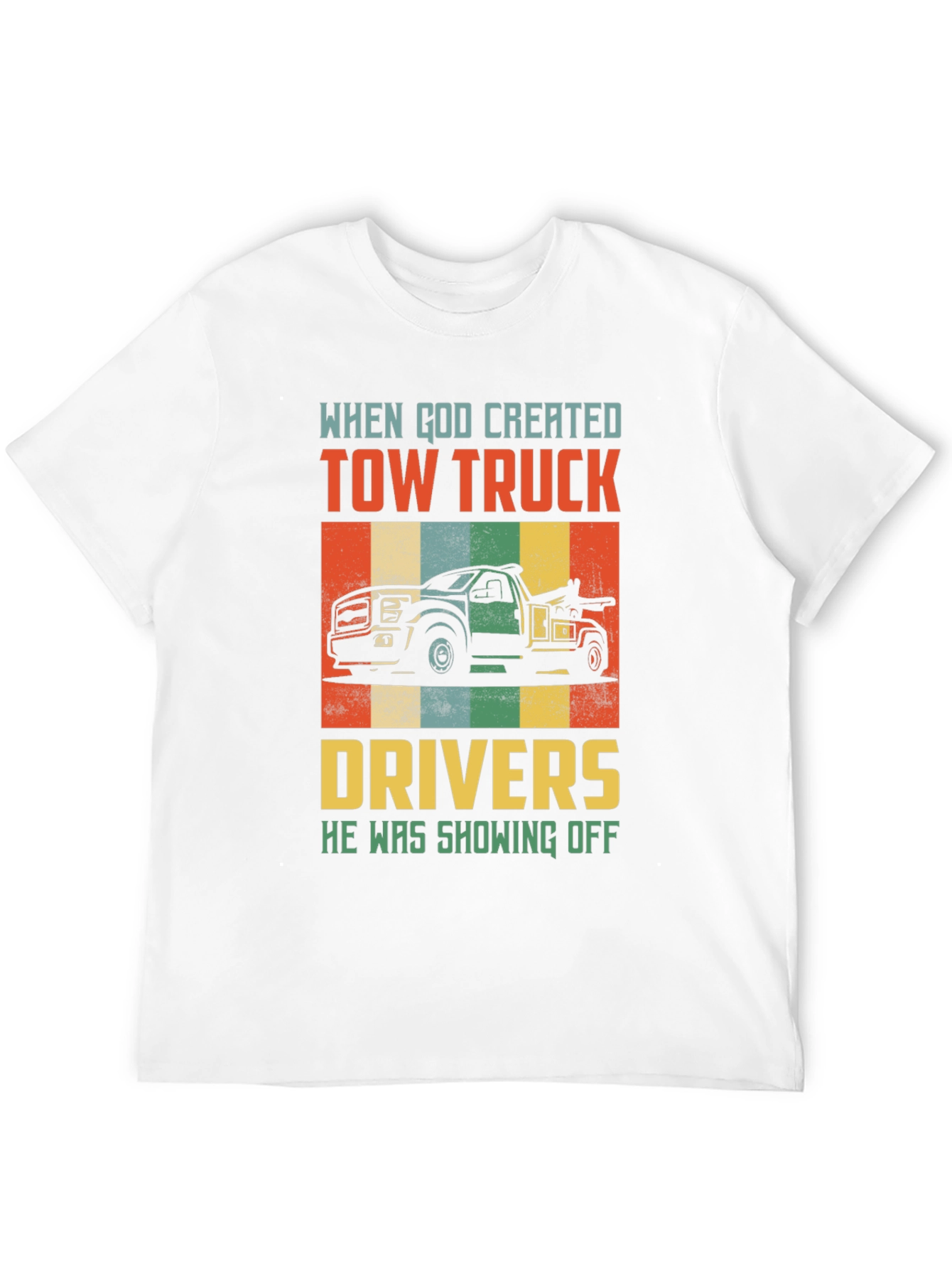 Tow Truck Driver Graphic Tee