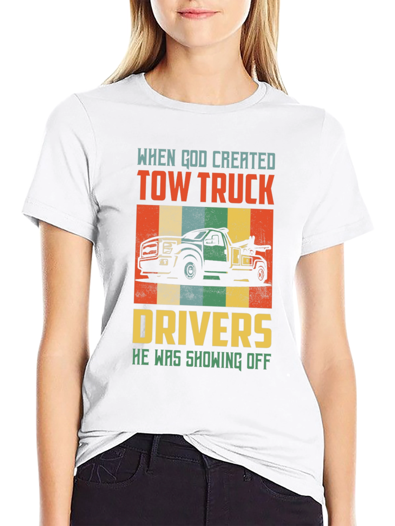 Tow Truck Driver Graphic Tee