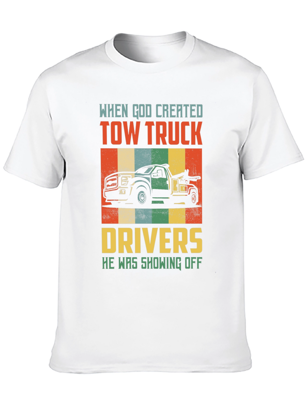 Tow Truck Driver Graphic Tee