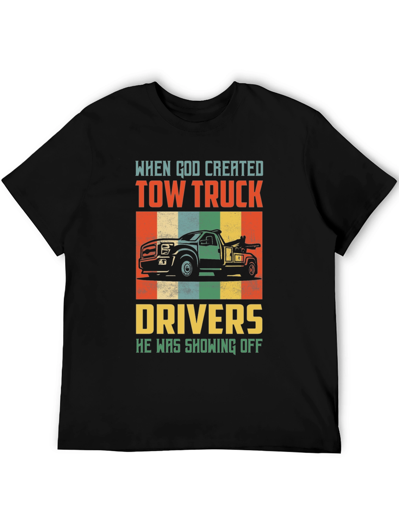 Tow Truck Driver Graphic Tee