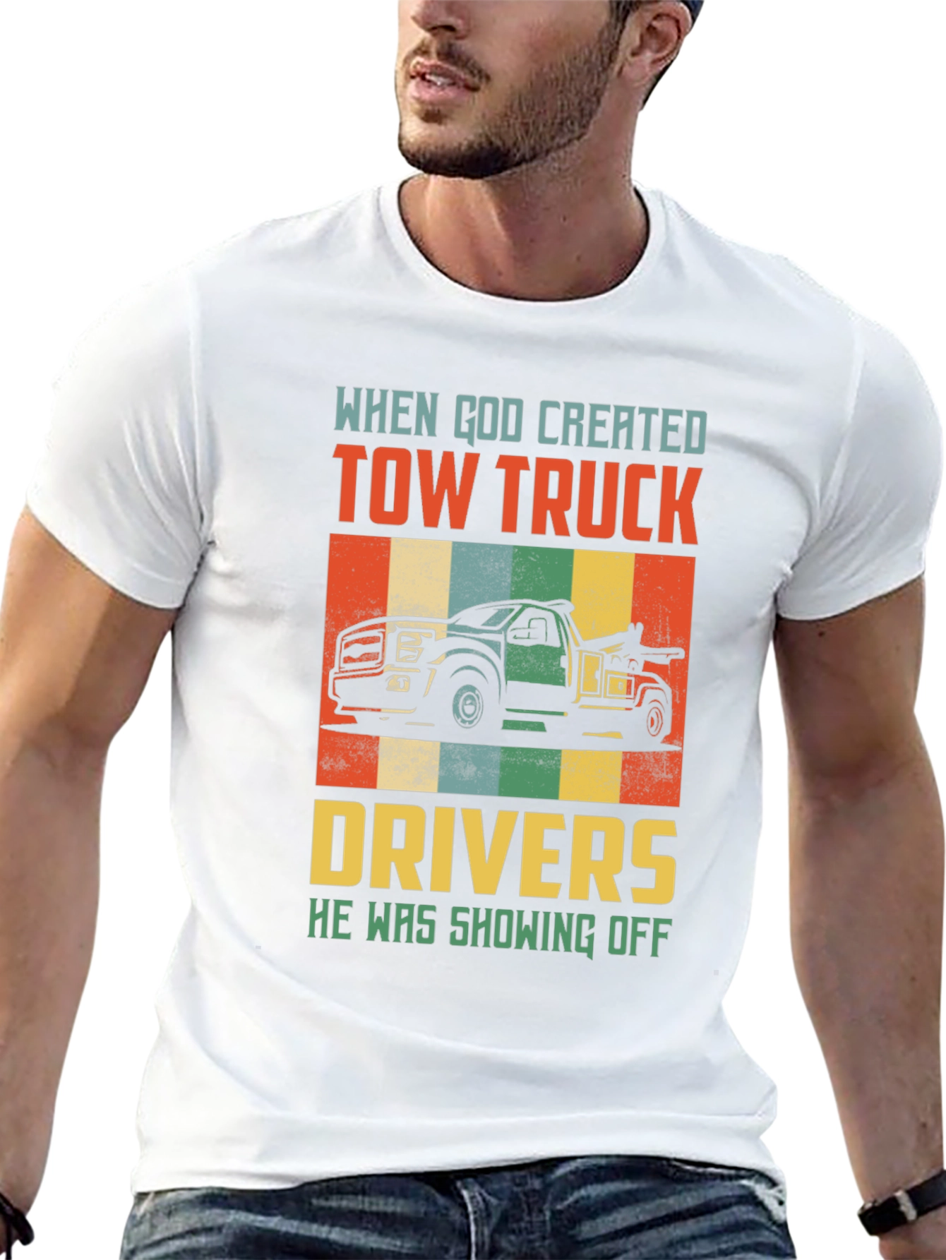 Tow Truck Driver Graphic Tee