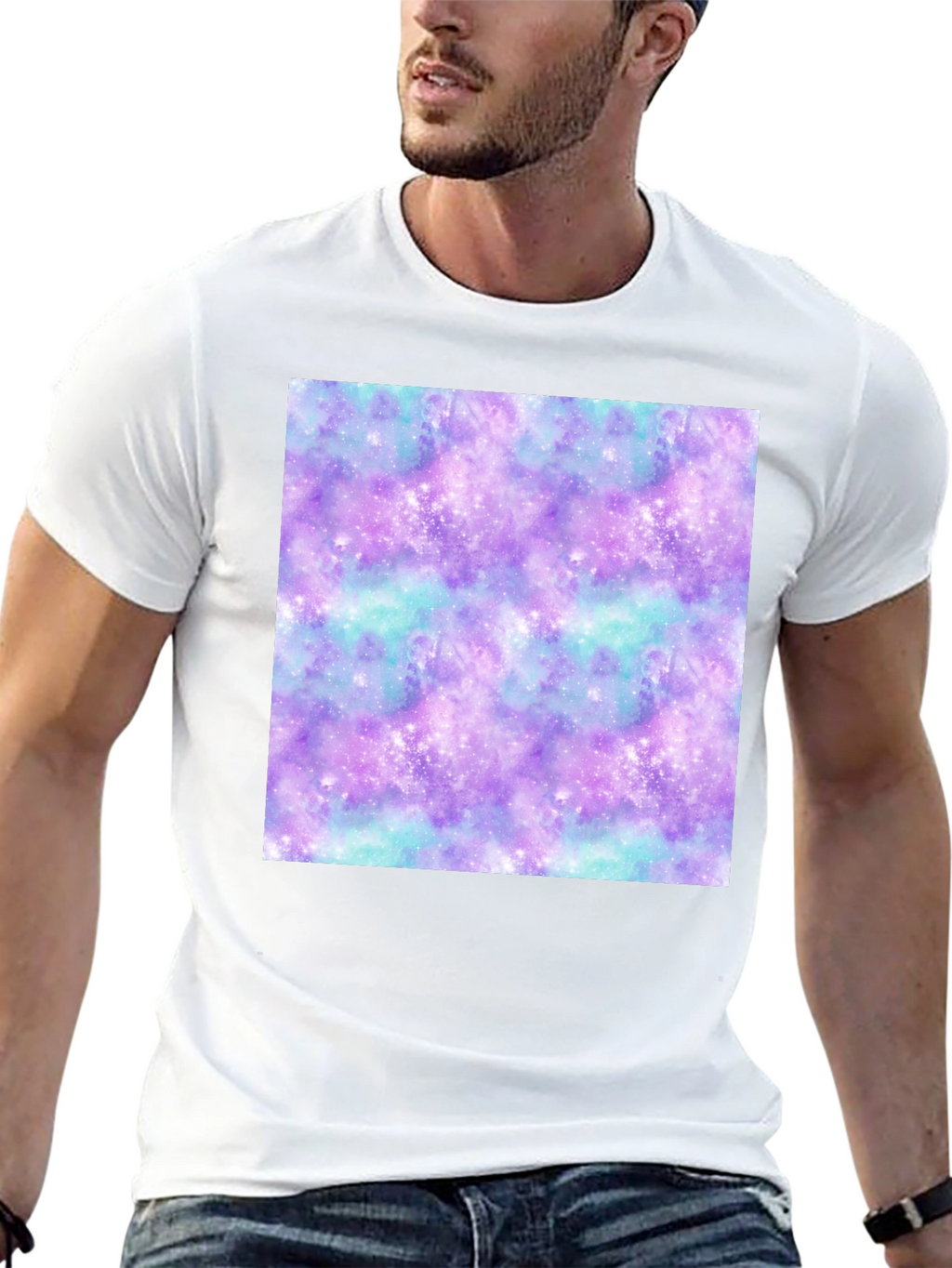 Galaxy Print Tee - Stylish & Comfortable