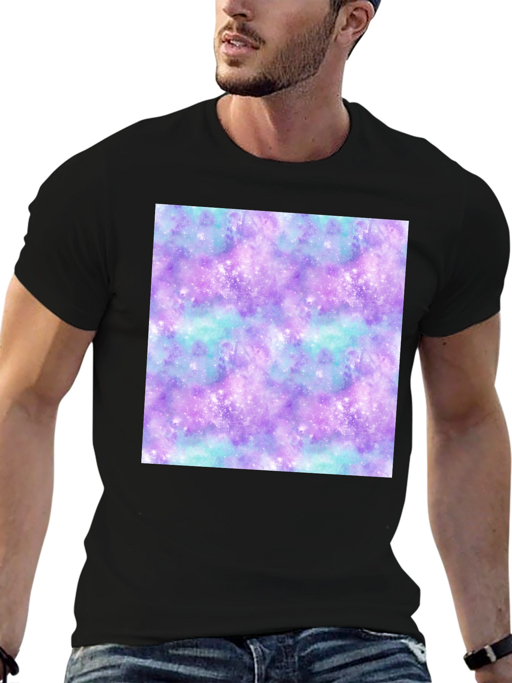 Galaxy Print Tee - Stylish & Comfortable