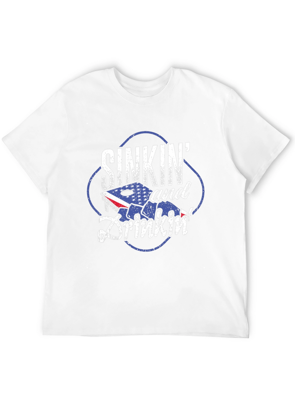 SINKIN and Drinkin Cornhole T-Shirt