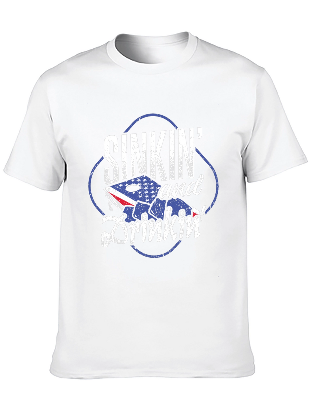 SINKIN and Drinkin Cornhole T-Shirt