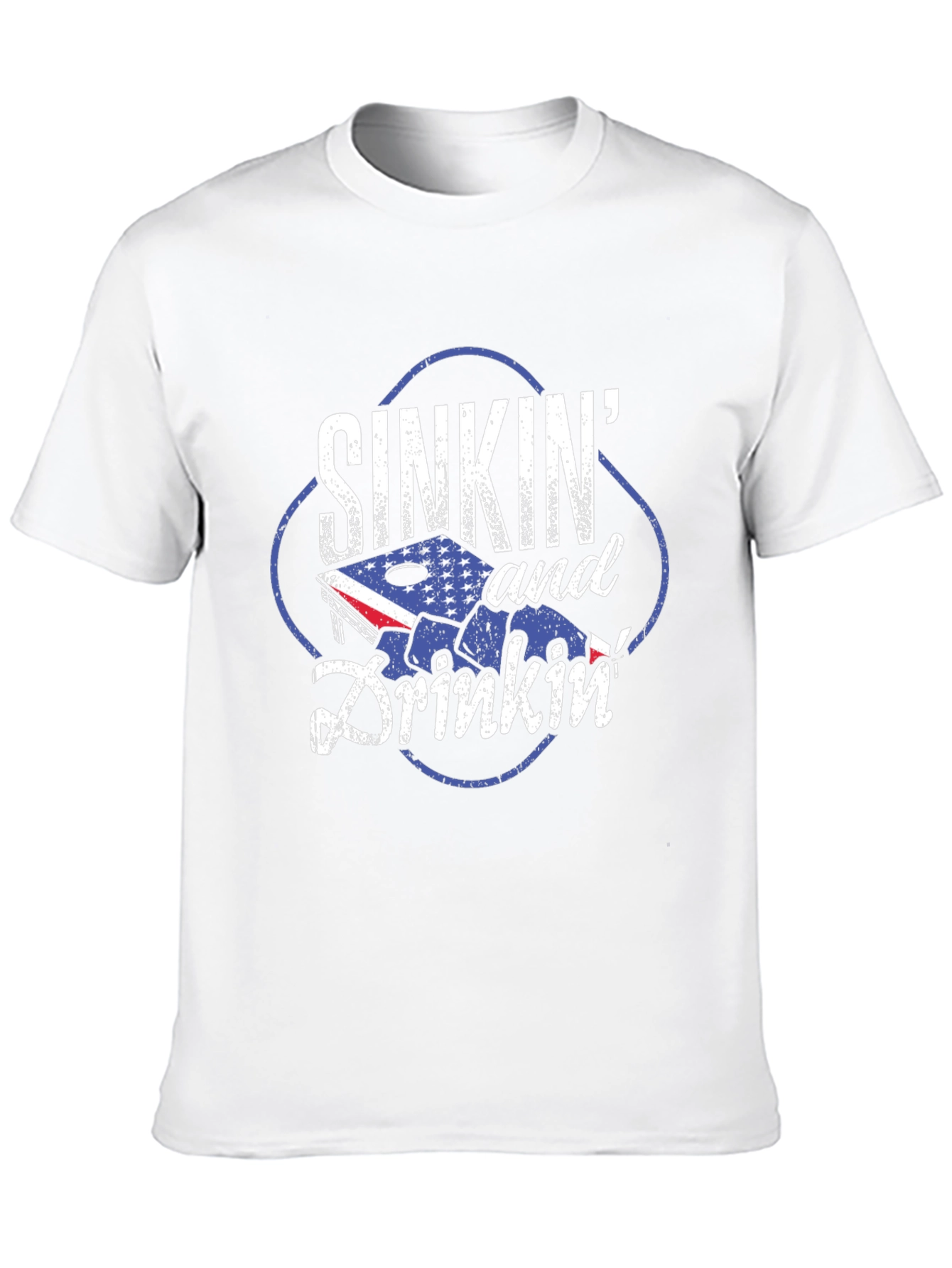 SINKIN and Drinkin Cornhole T-Shirt