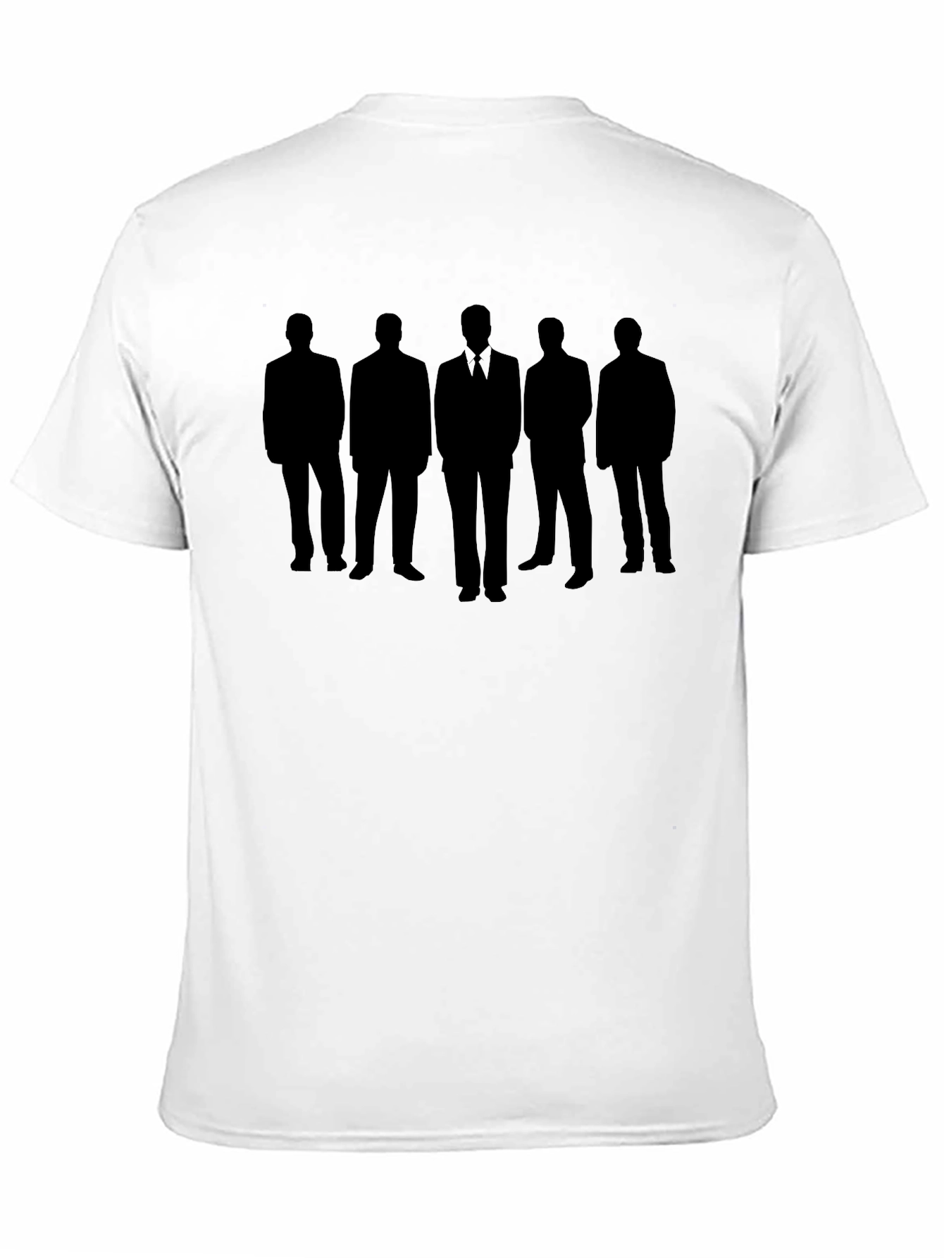 Men in Black Silhouette Graphic Tee