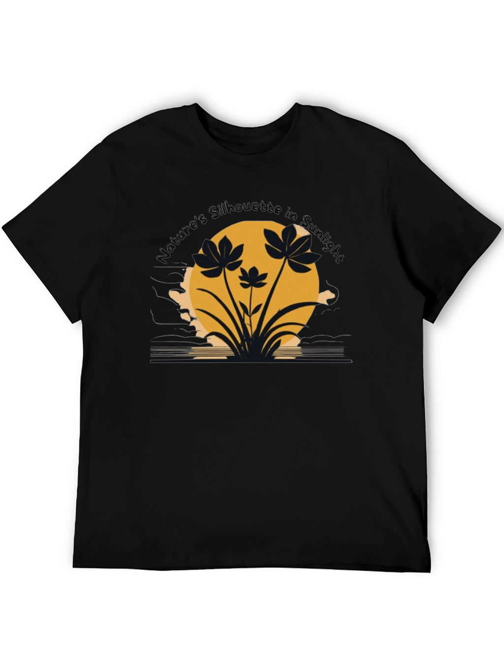 Nature Silhouette in Sunset Tee