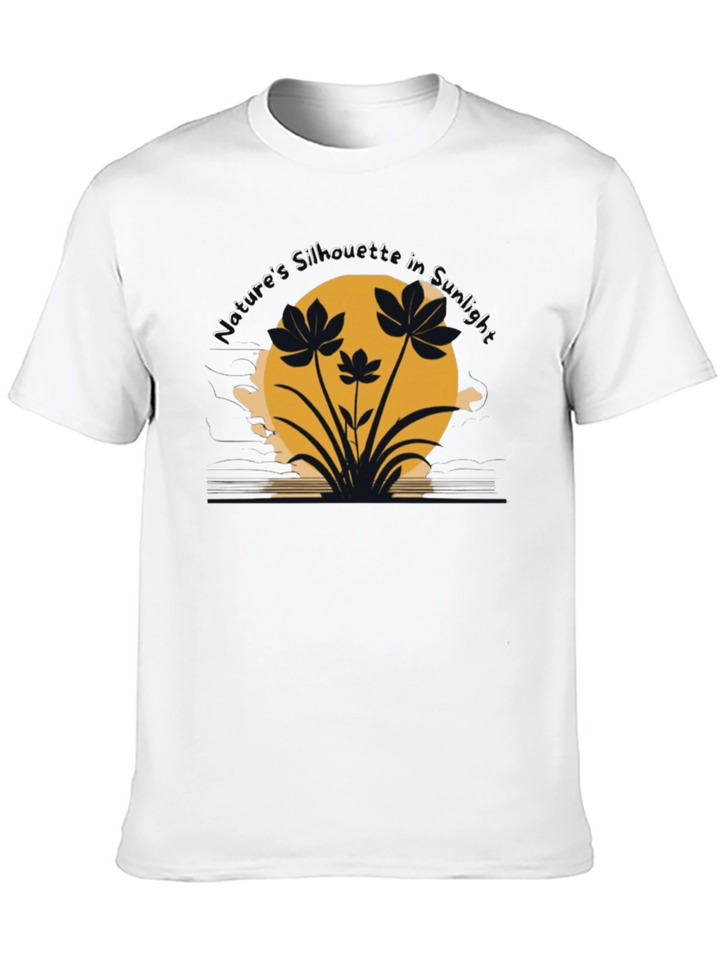 Nature Silhouette in Sunset Tee