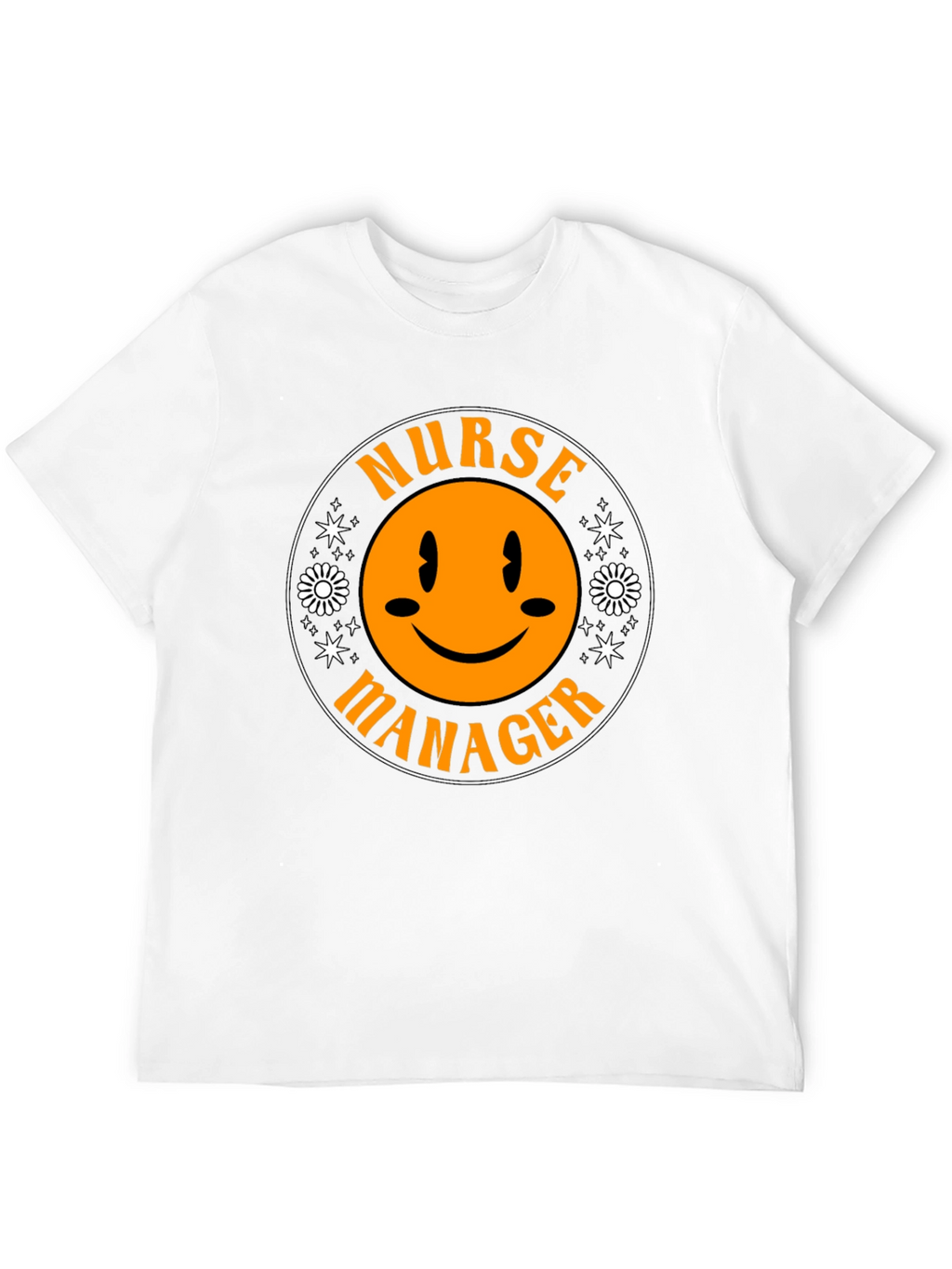 Nurse Manager Smiley Face T-Shirt