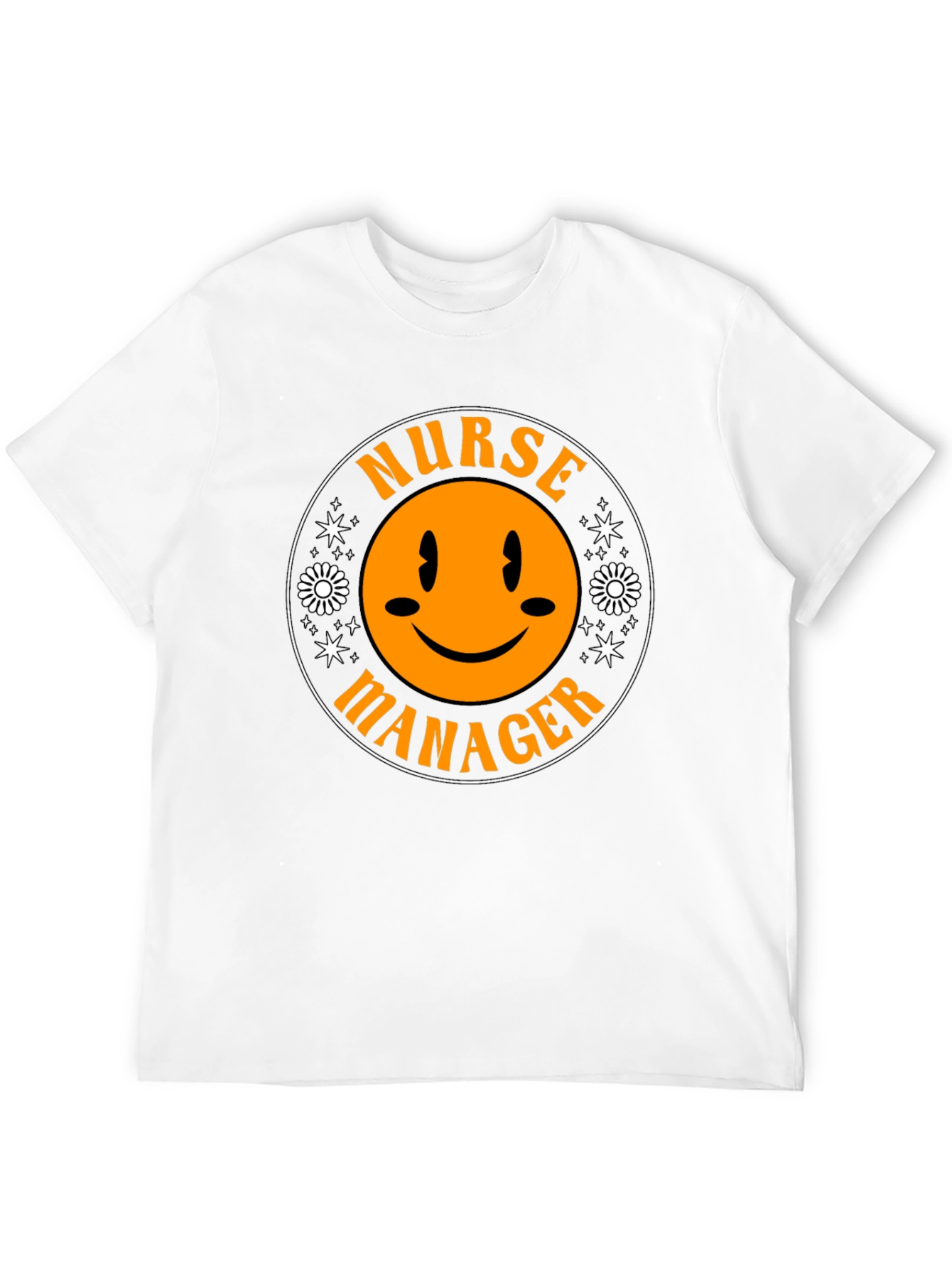 Nurse Manager Smiley Face T-Shirt