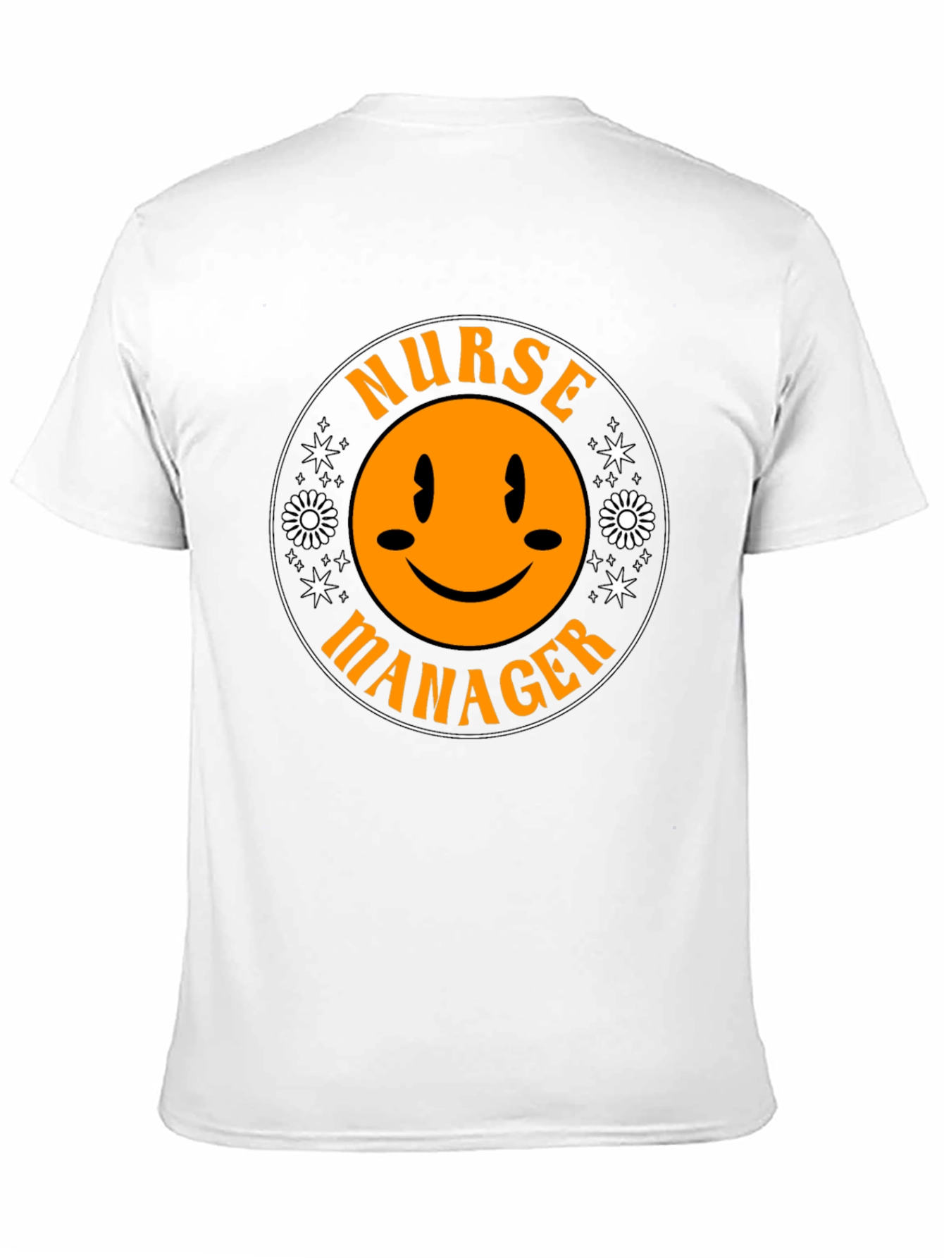 Nurse Manager Smiley Face T-Shirt