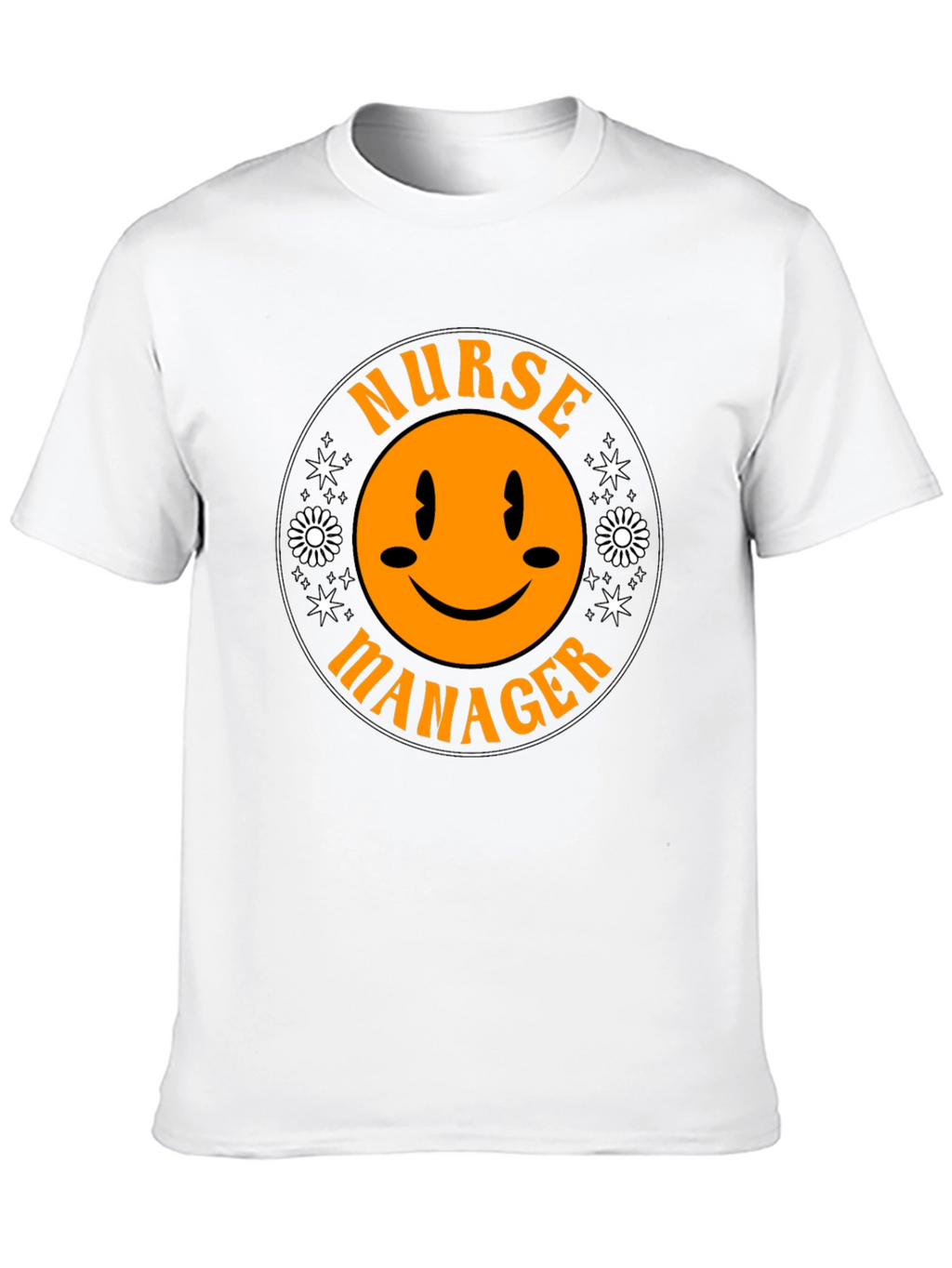Nurse Manager Smiley Face T-Shirt