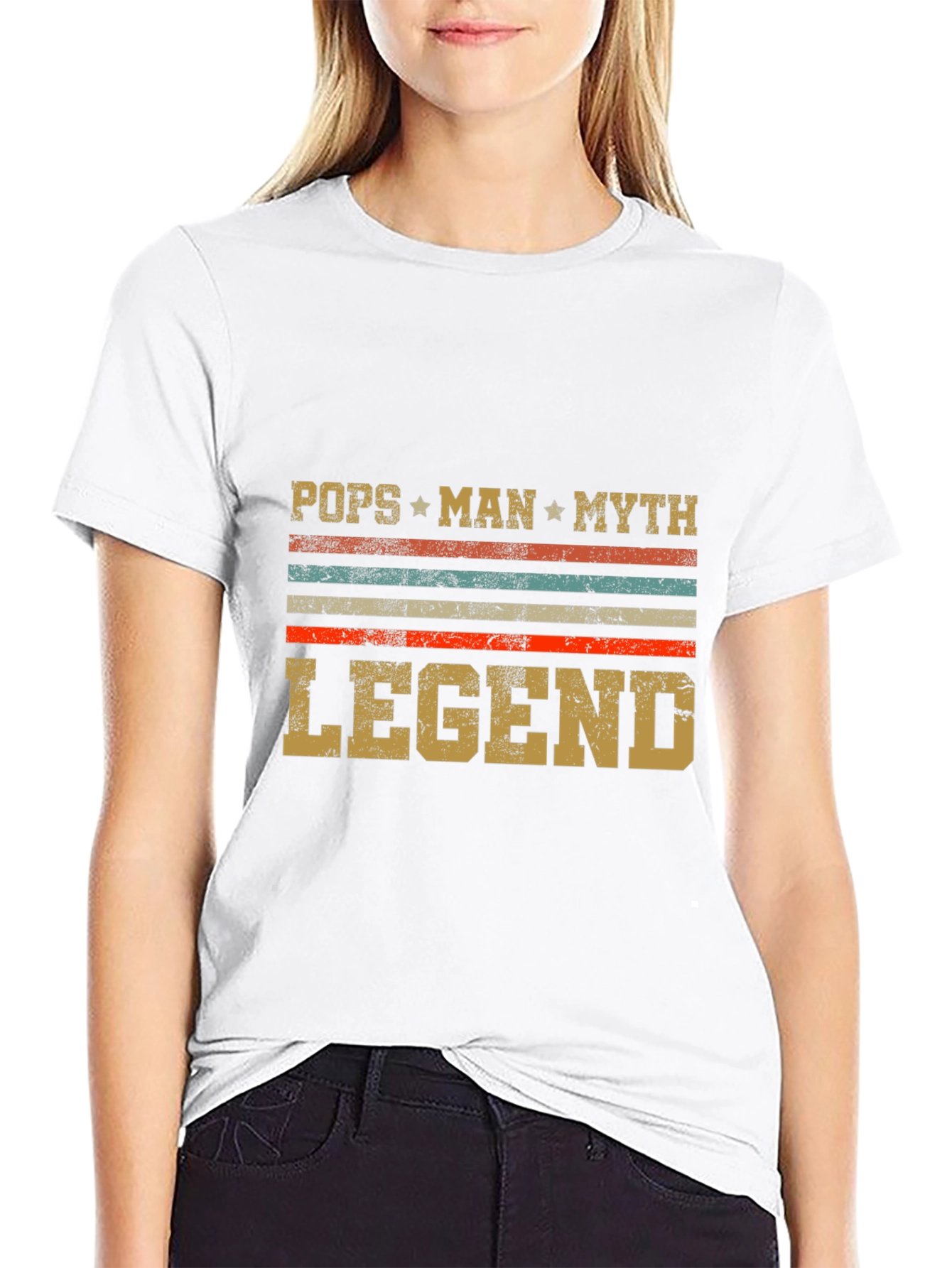 Pops Man Myth Legend Graphic Tee