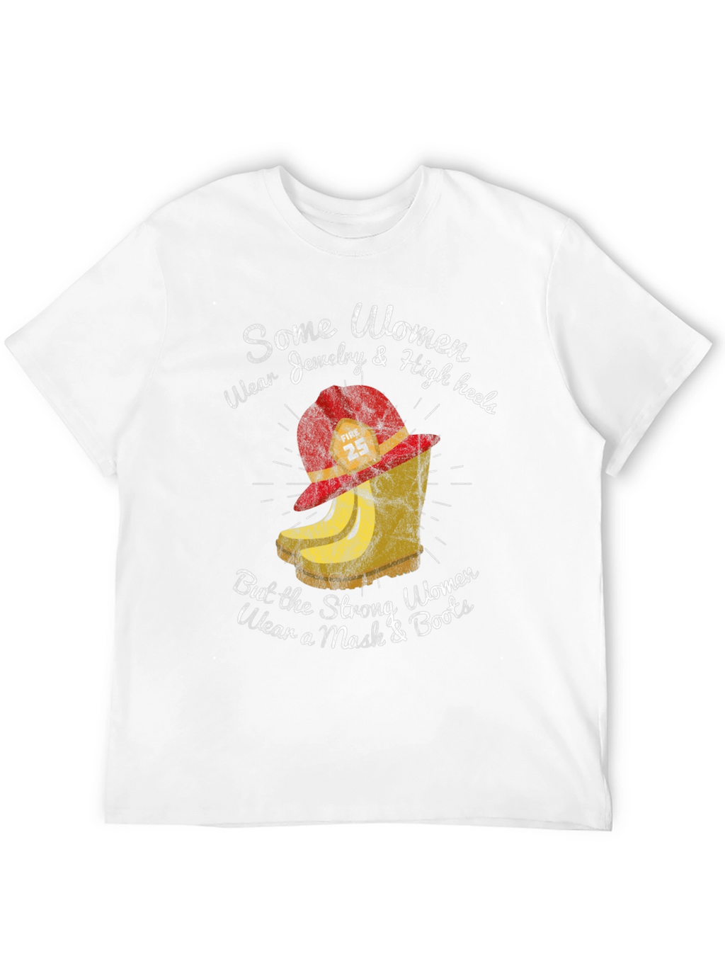 Strong Women Wear Mask & Boots T-Shirt