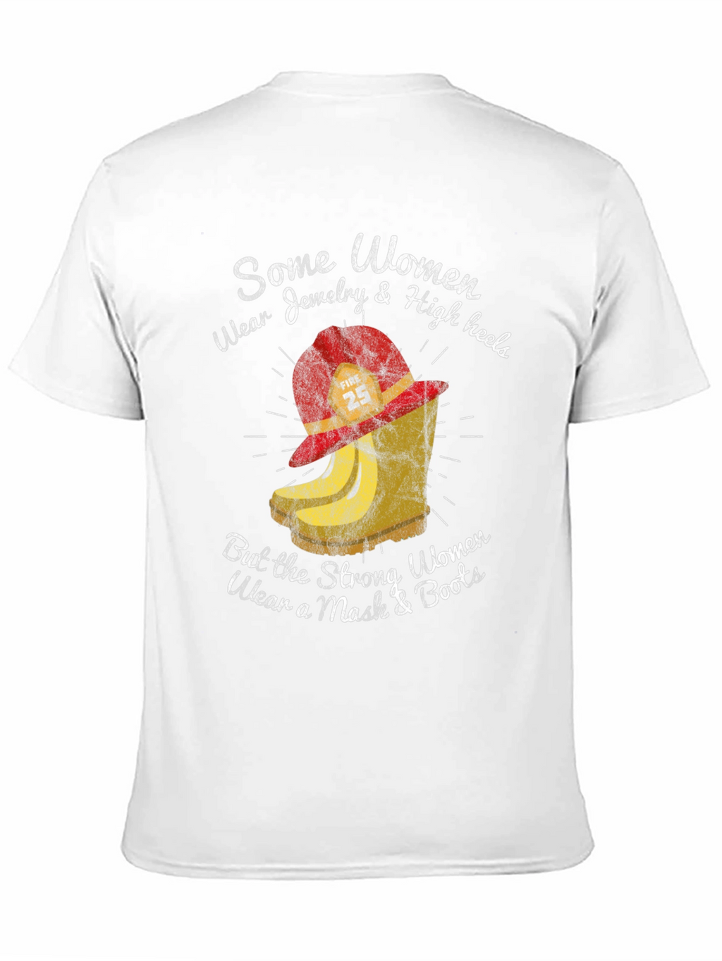 Strong Women Wear Mask & Boots T-Shirt