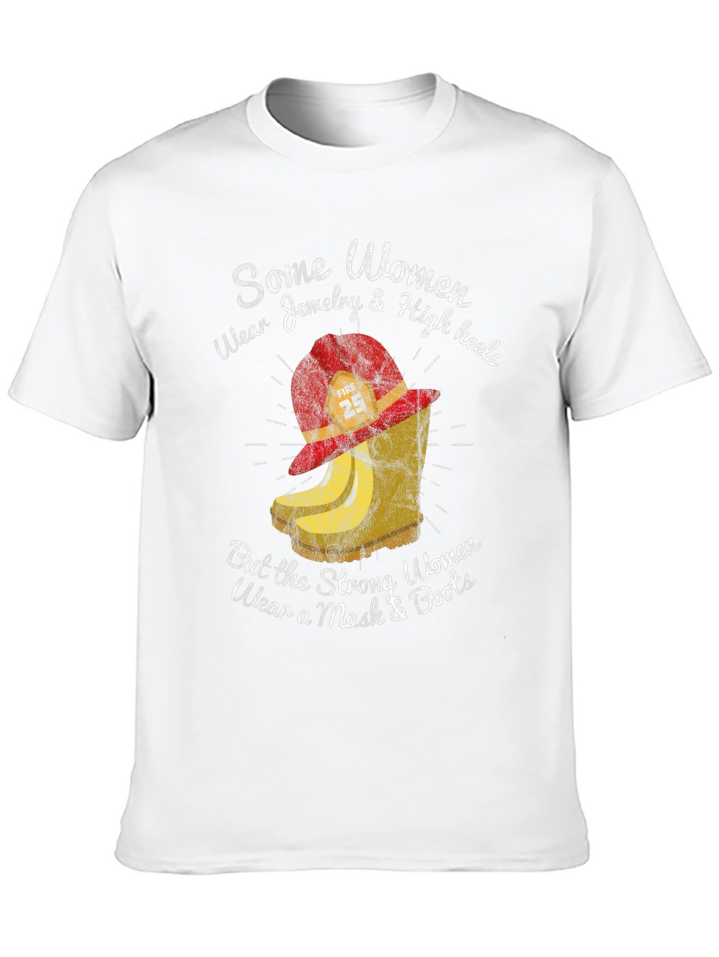 Strong Women Wear Mask & Boots T-Shirt