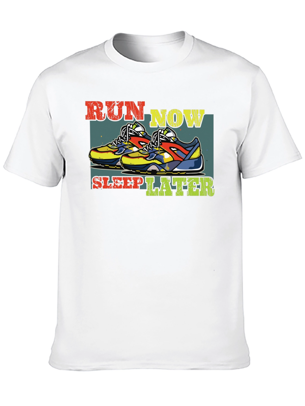 Run Now Sleep Later Graphic Tee