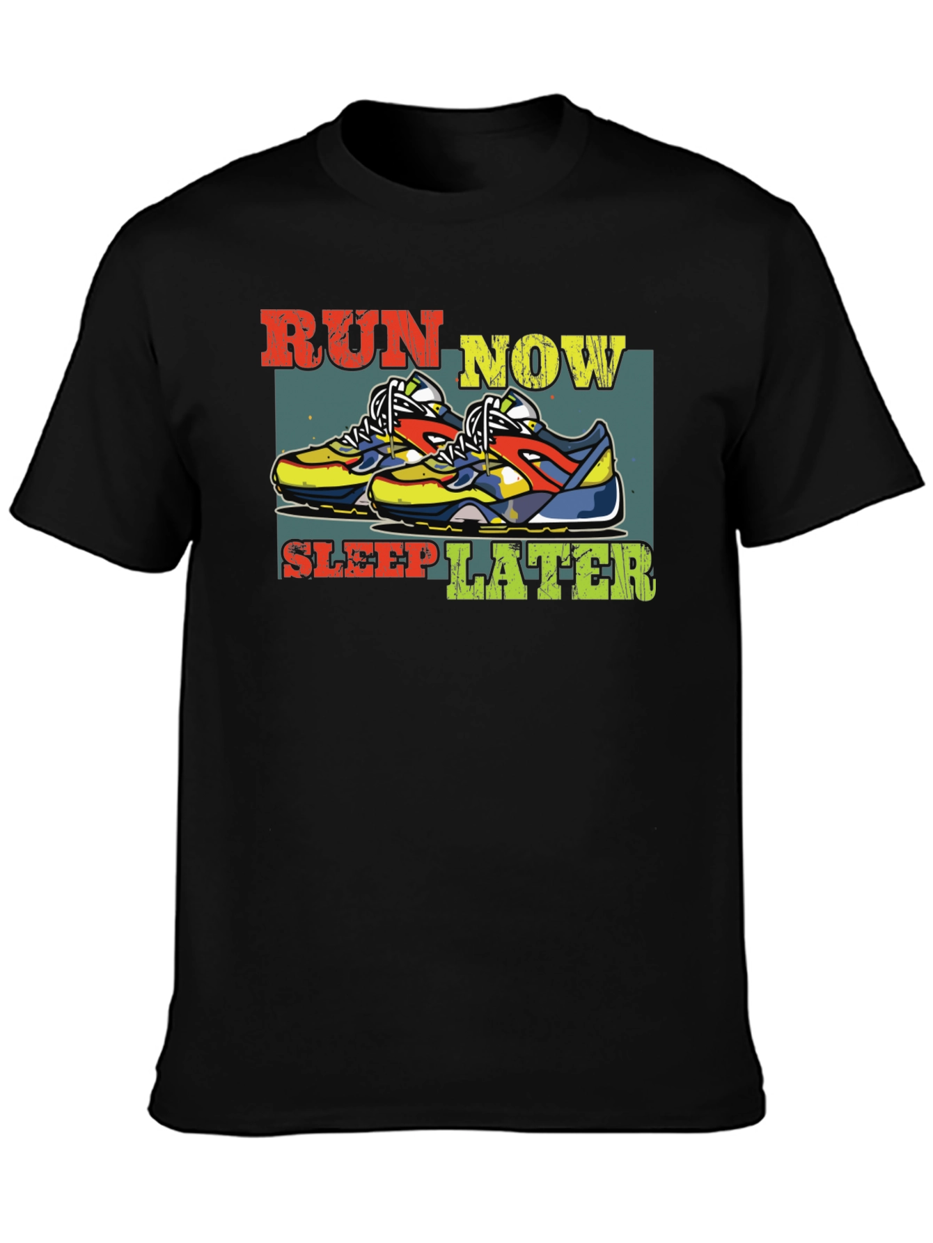 Run Now Sleep Later Graphic Tee