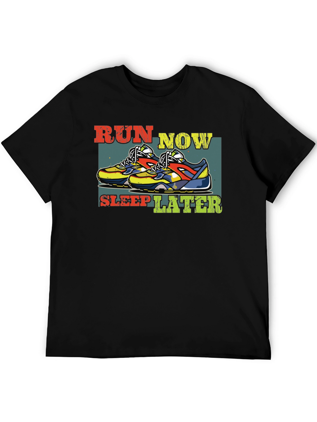 Run Now Sleep Later Graphic Tee