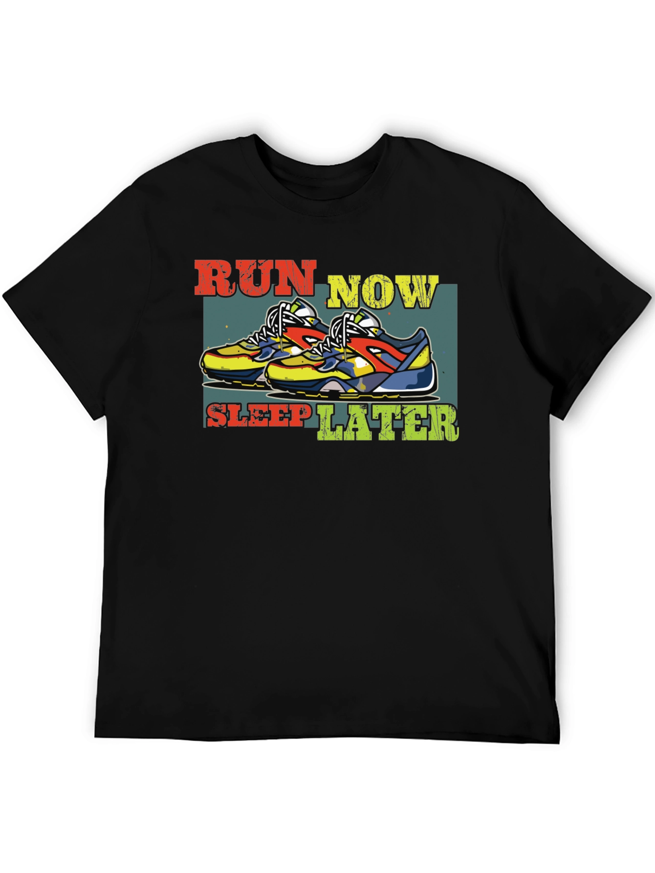 Run Now Sleep Later Graphic Tee