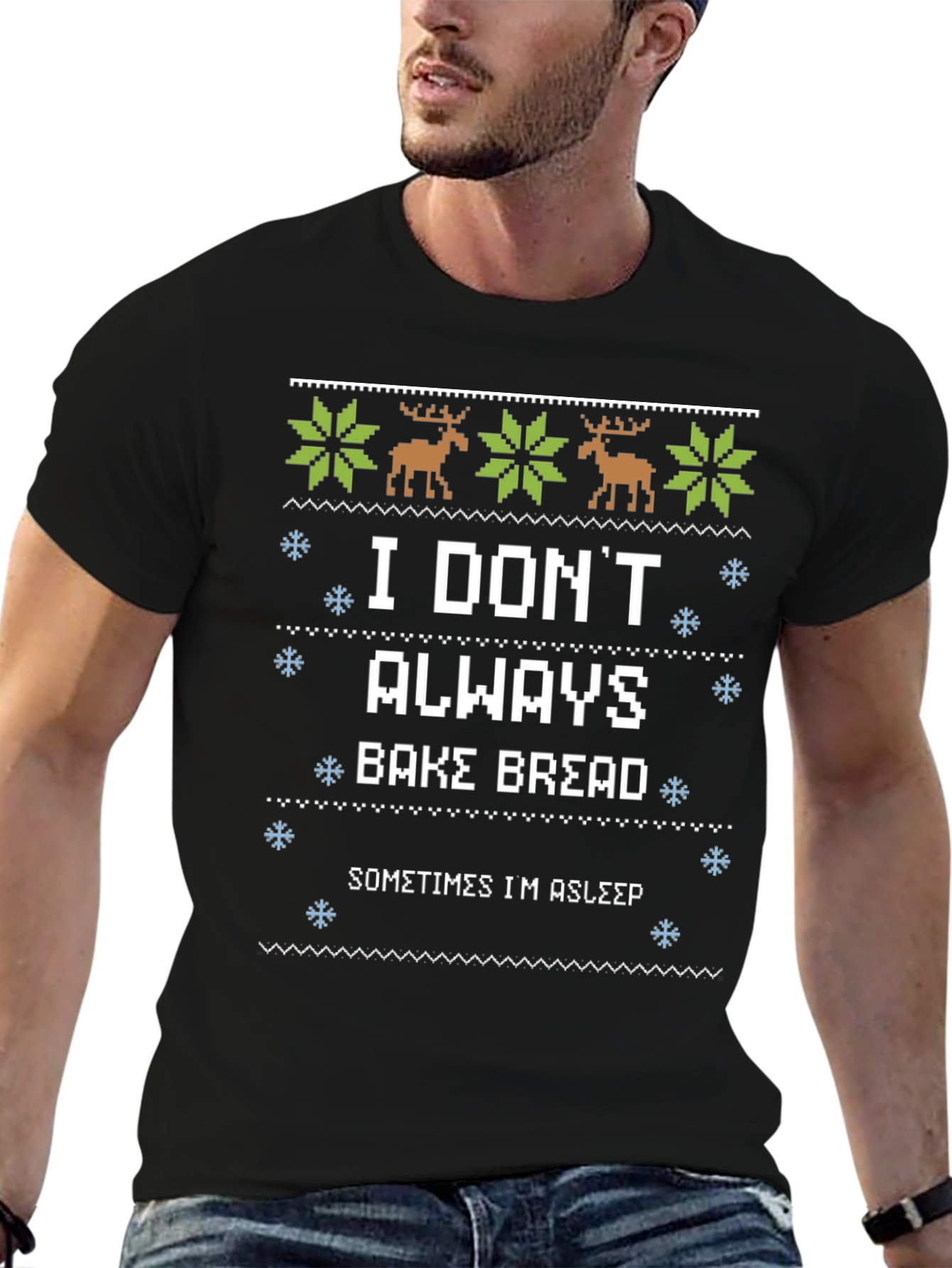 Funny Christmas Baking Bread T-Shirt
