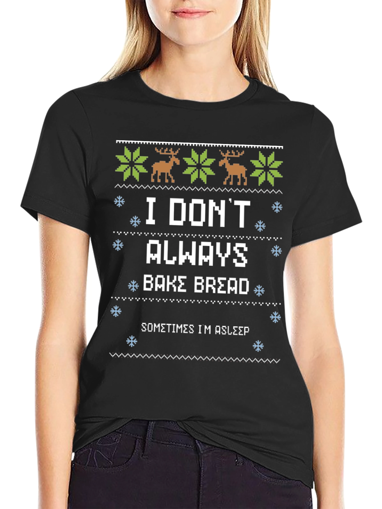 Funny Christmas Baking Bread T-Shirt