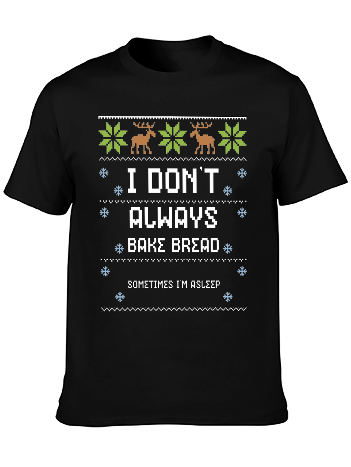 Funny Christmas Baking Bread T-Shirt