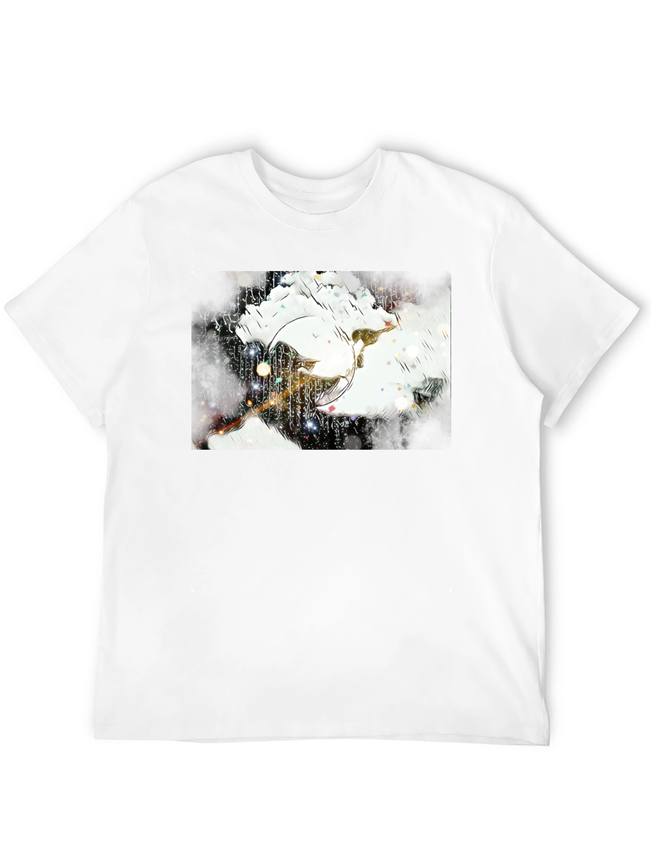 Abstract Art Black T-Shirt