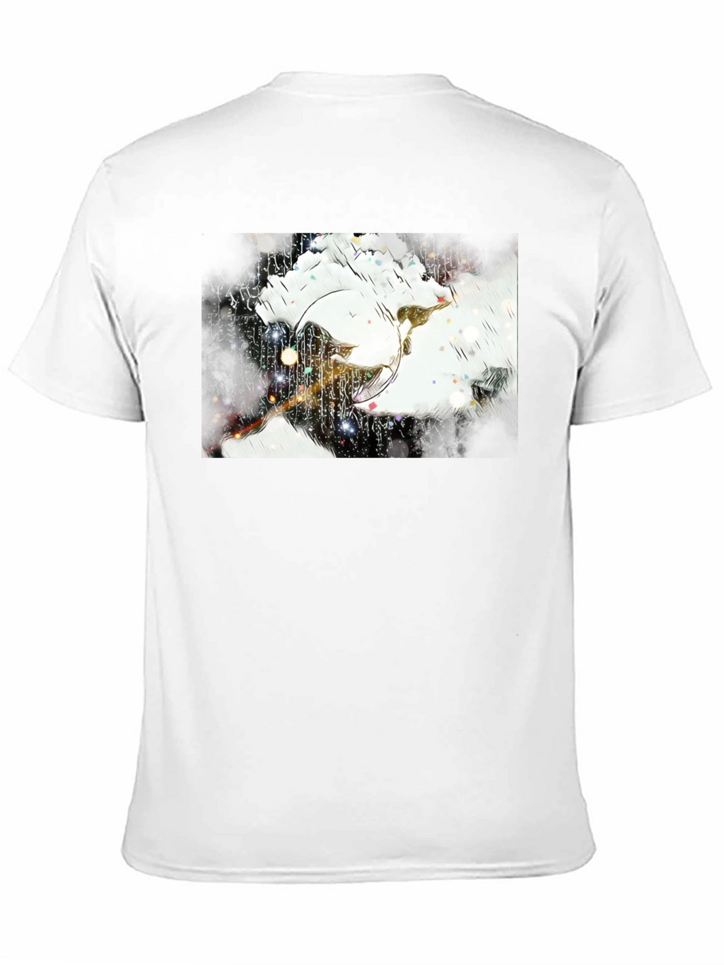 Abstract Art Black T-Shirt