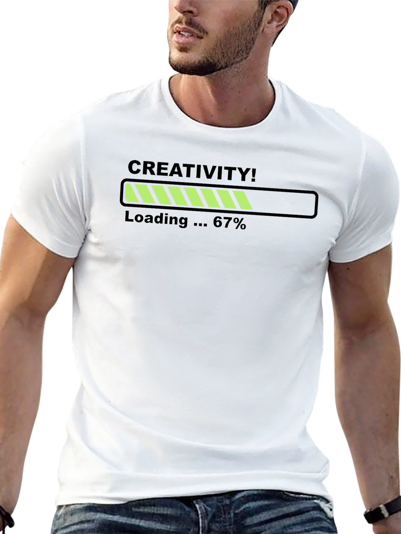 Creativity Loading T-Shirt - 67% Complete
