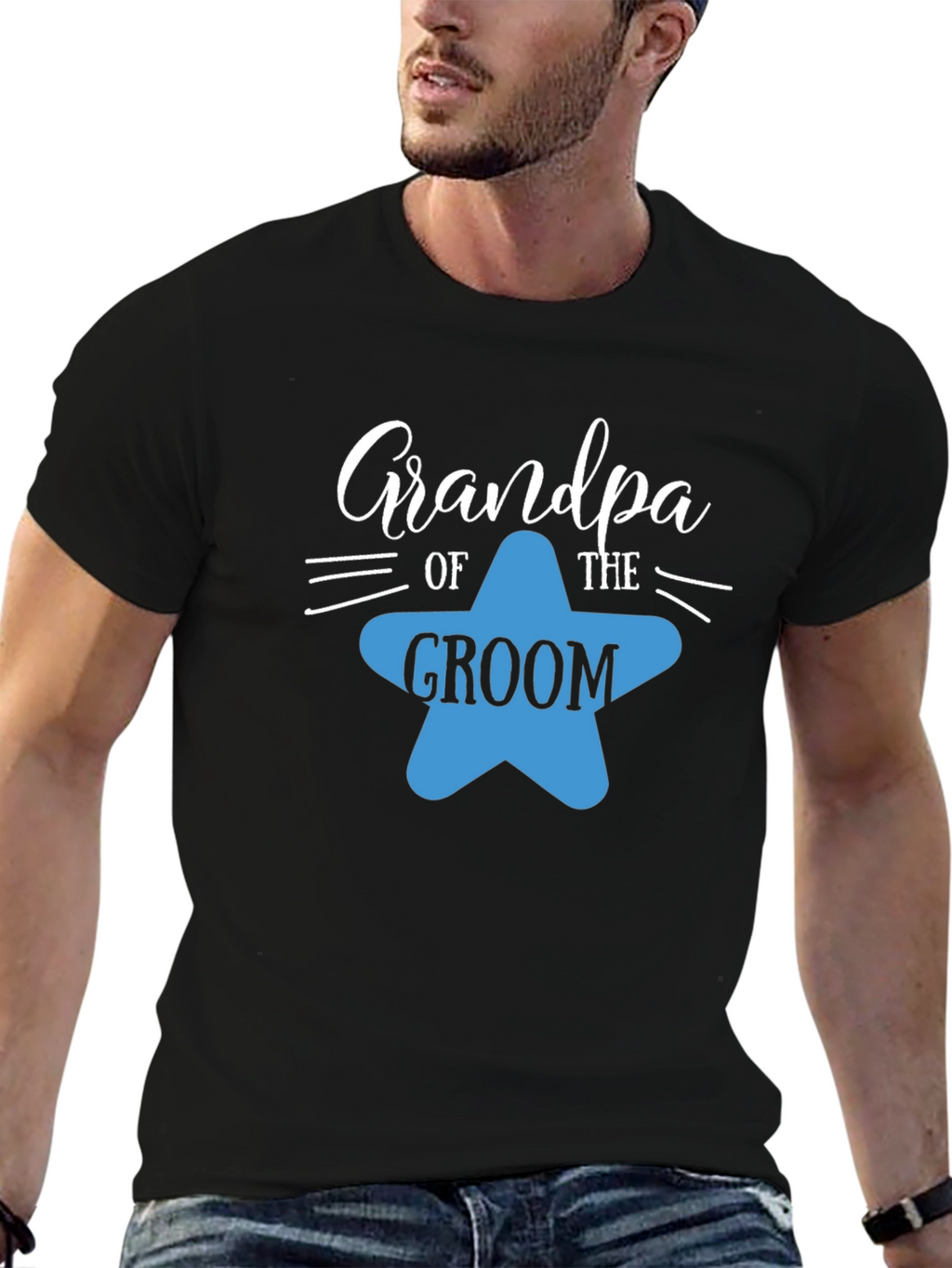 Grandpa of the Groom T-Shirt - Wedding Celebration Tee