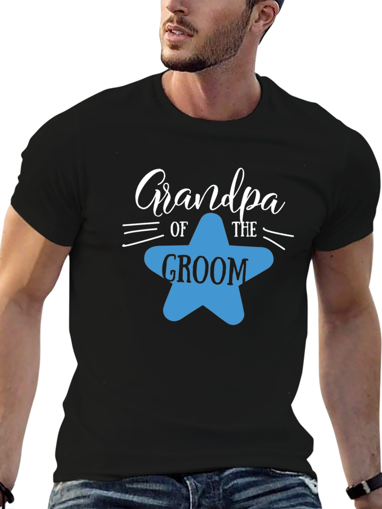 Grandpa of the Groom T-Shirt - Wedding Celebration Tee