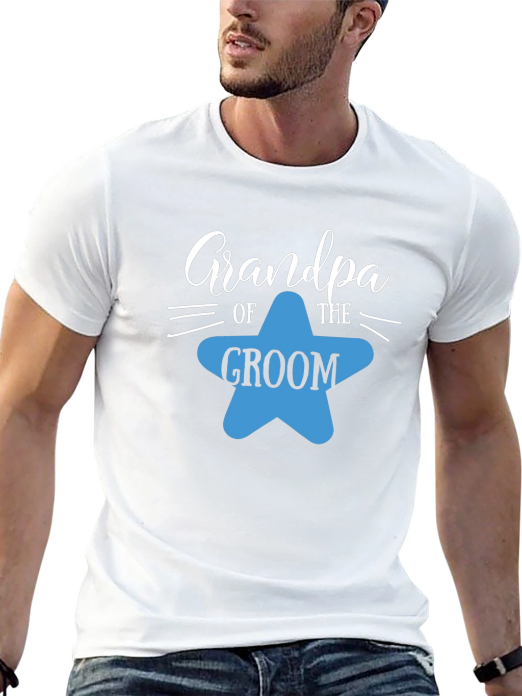 Grandpa of the Groom T-Shirt - Wedding Celebration Tee